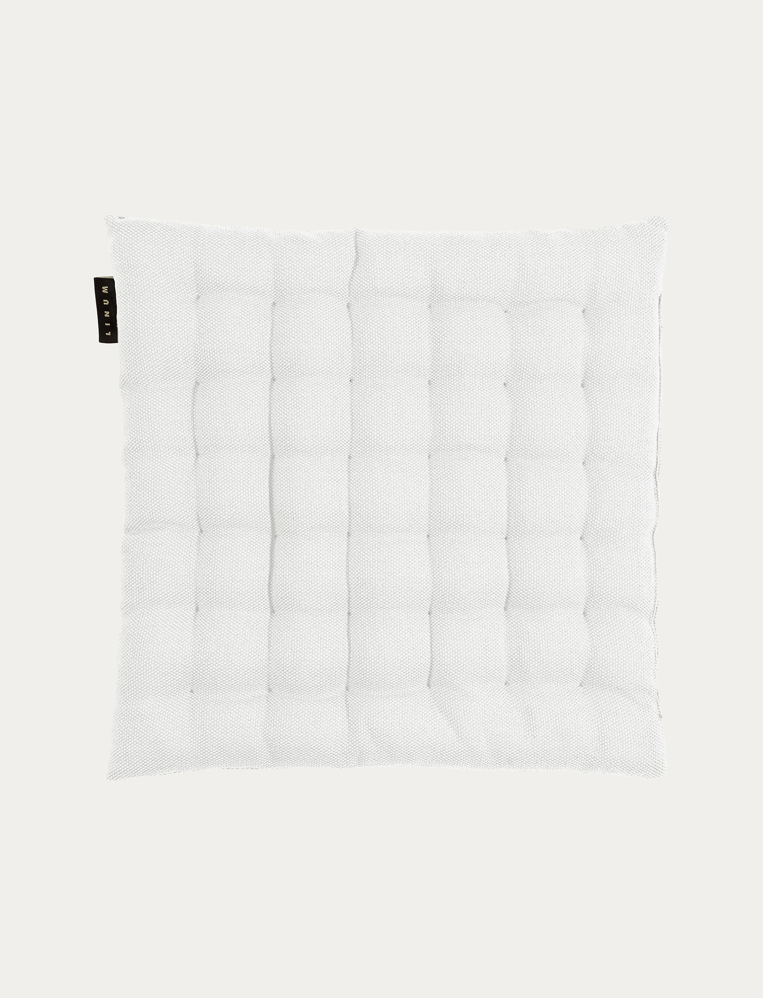 LINUM PEPPER Seat cushion - Linum - WHITE / cream