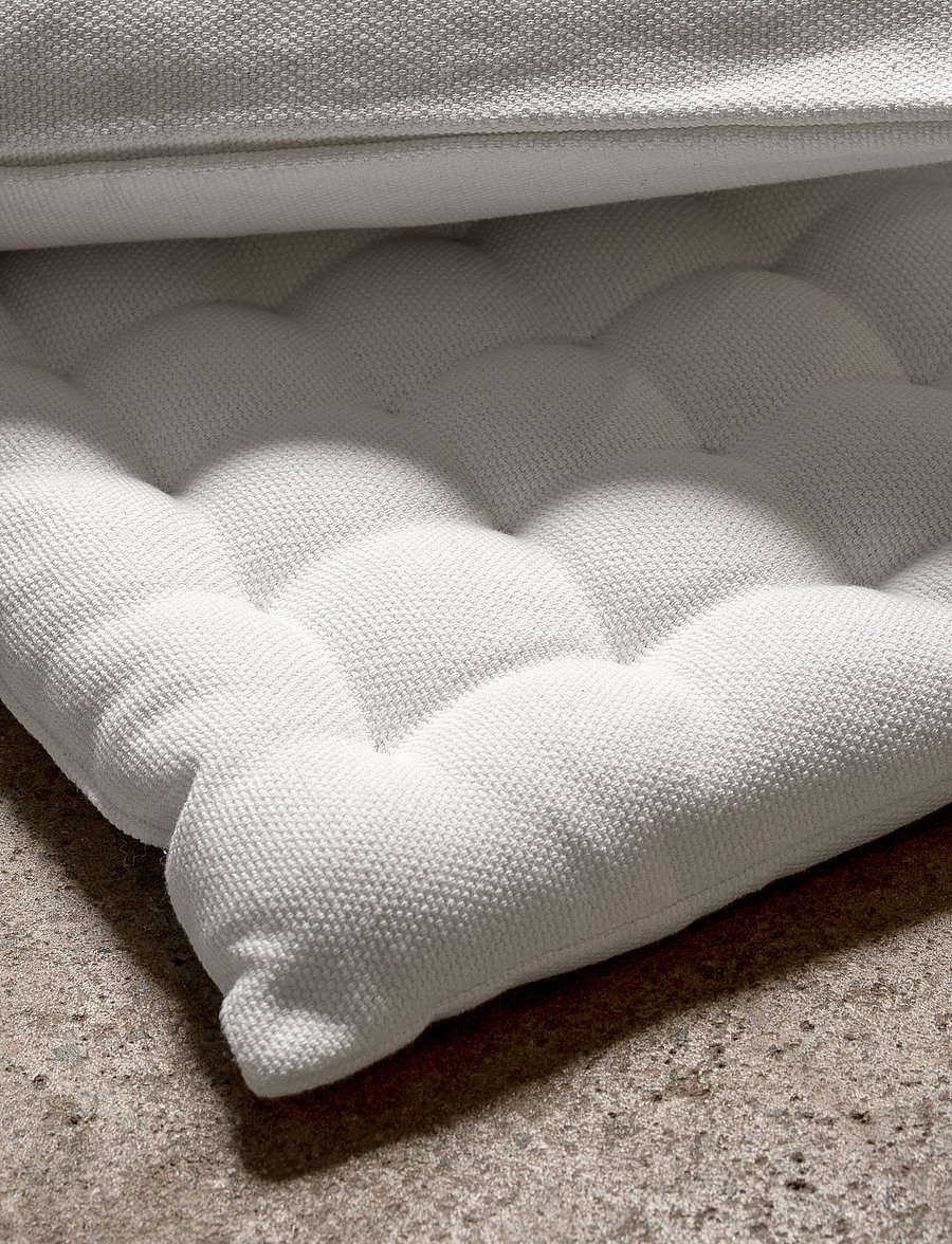 LINUM - PEPPER Seat cushion - stuhlkissen - white - 0