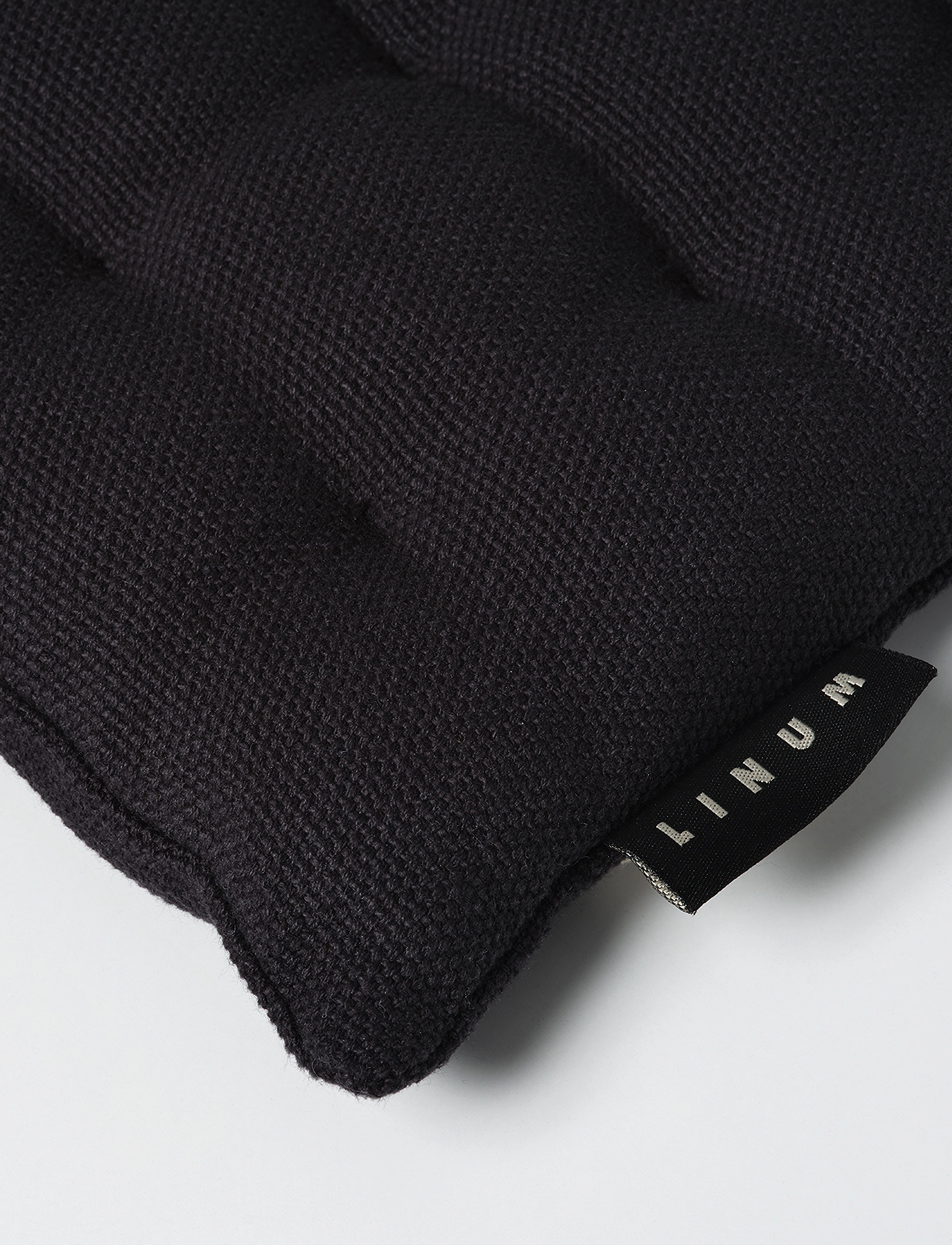 LINUM - PEPPER SEAT CUSHION - alhaisimmat hinnat - true black - 1