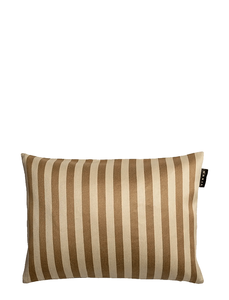 LINUM - AMALFI CUSHION COVER - cushion covers - camel brown - 0