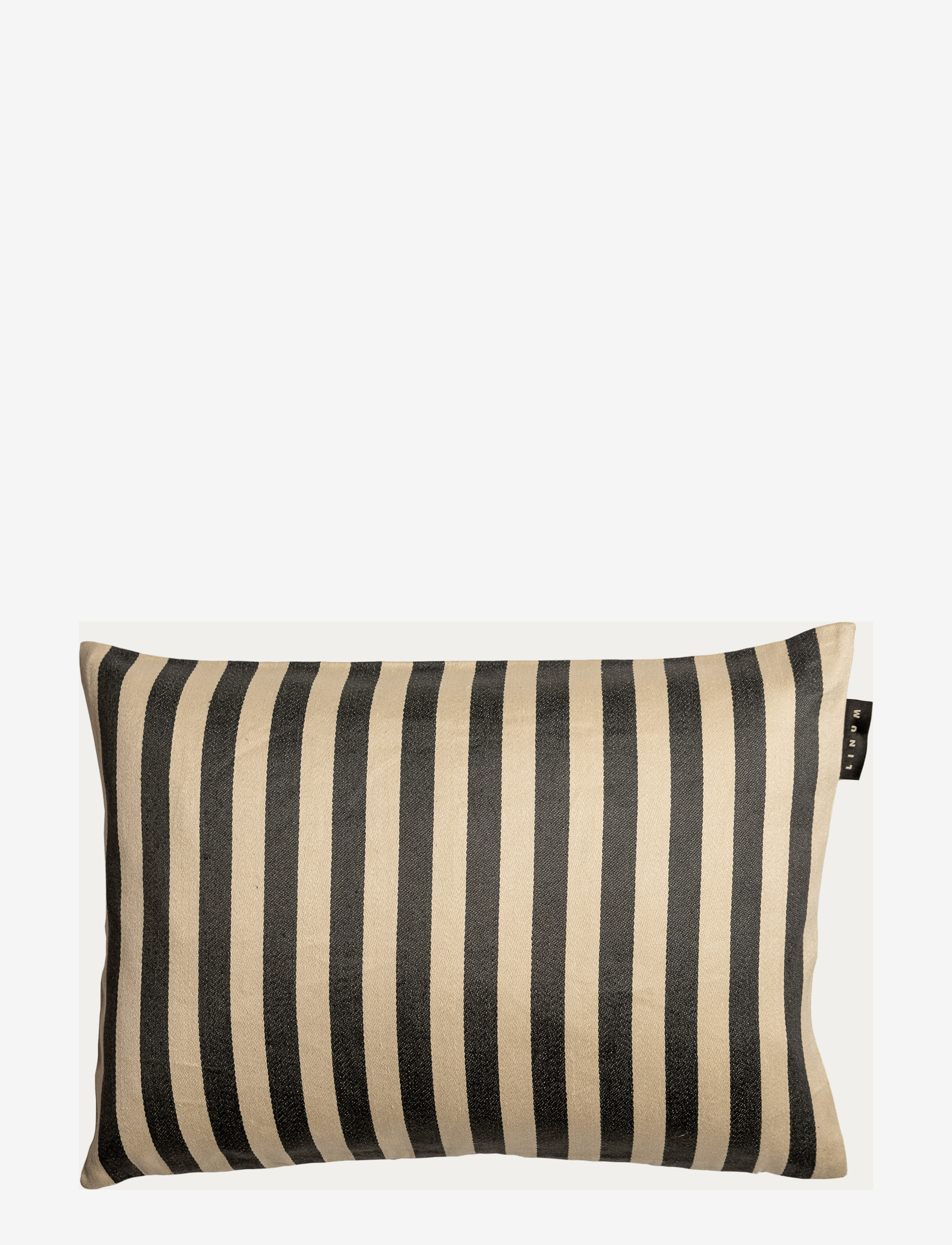 LINUM AMALFI CUSHION COVER - Linum - DARK CHARCOAL GREY / grey