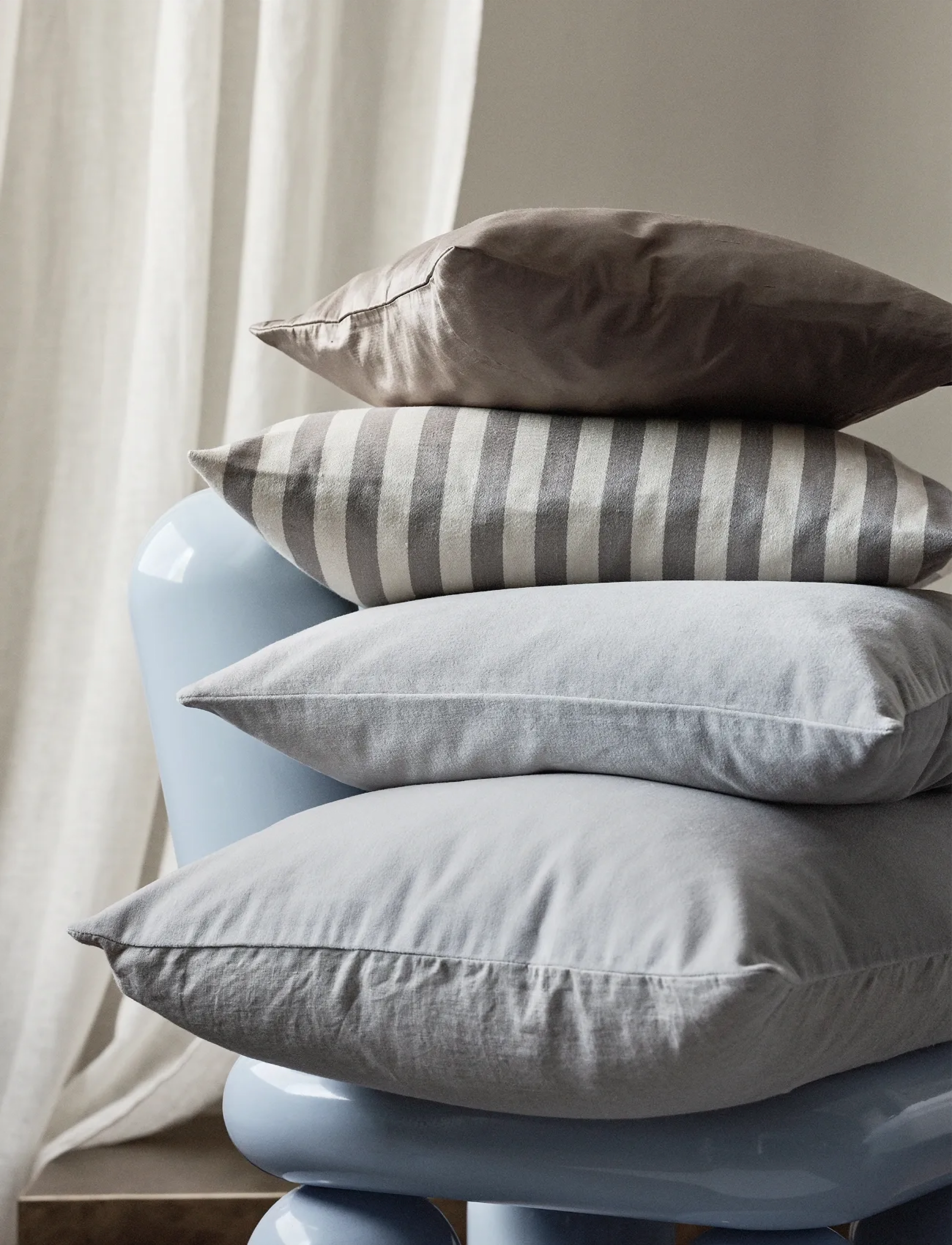 LINUM - AMALFI CUSHION COVER - kuddfodral - dusty pink - 1