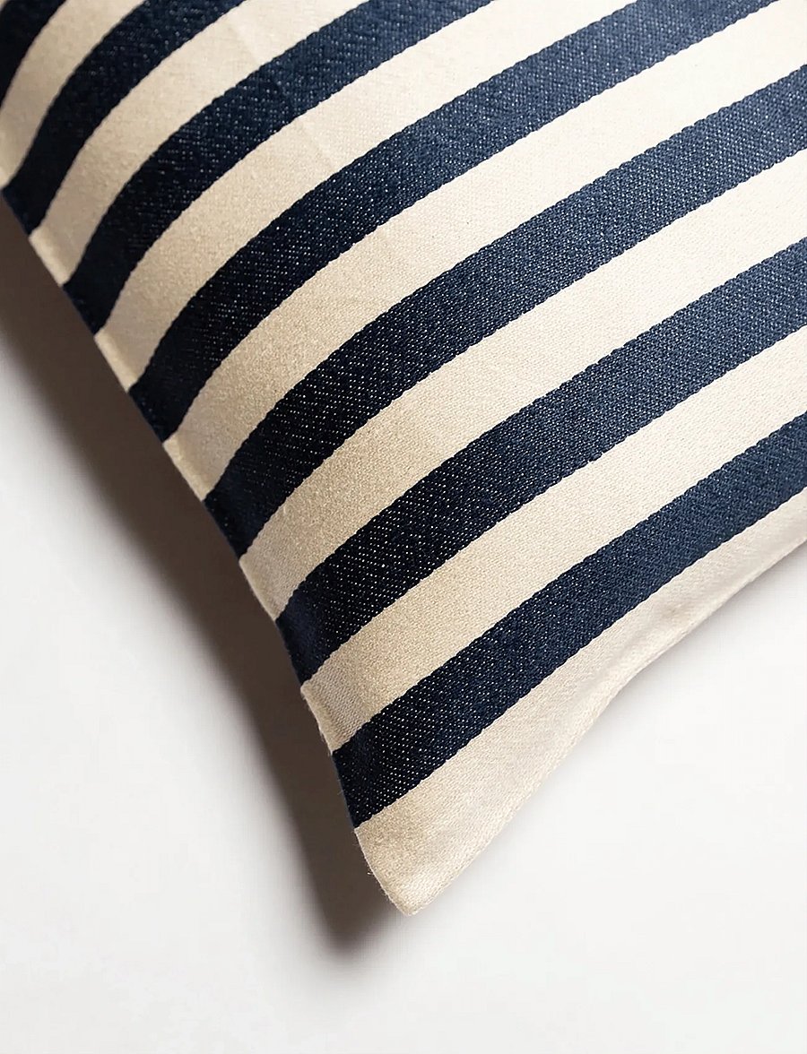 LINUM - AMALFI Cushion cover - die niedrigsten preise - ink blue - 2