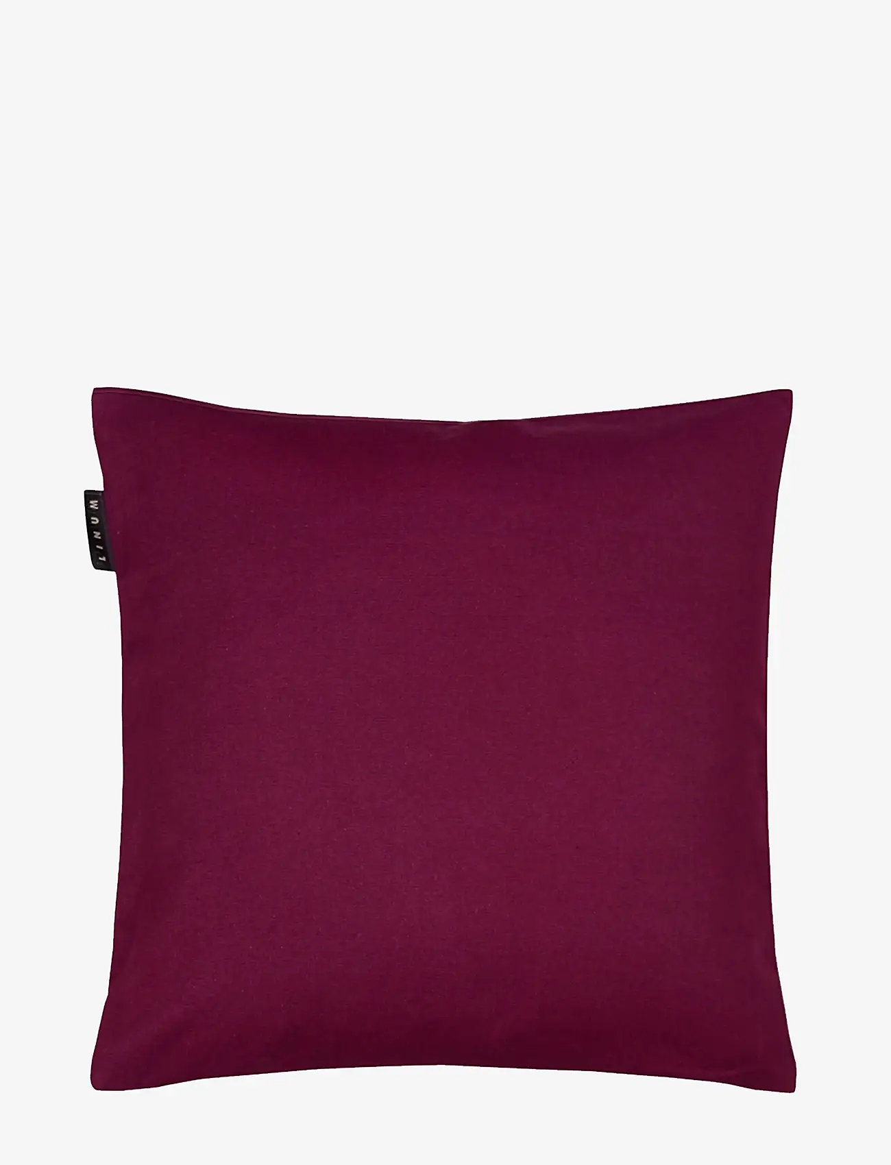LINUM - ANNABELL Cushion cover - pudebetræk - burgundy red - 0