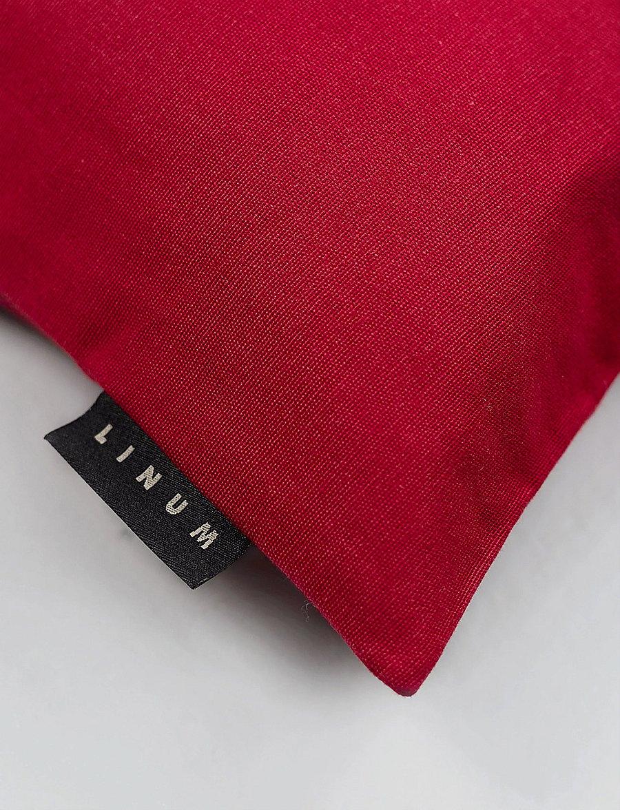 LINUM - ANNABELL Cushion cover - padjakatted - red - 0