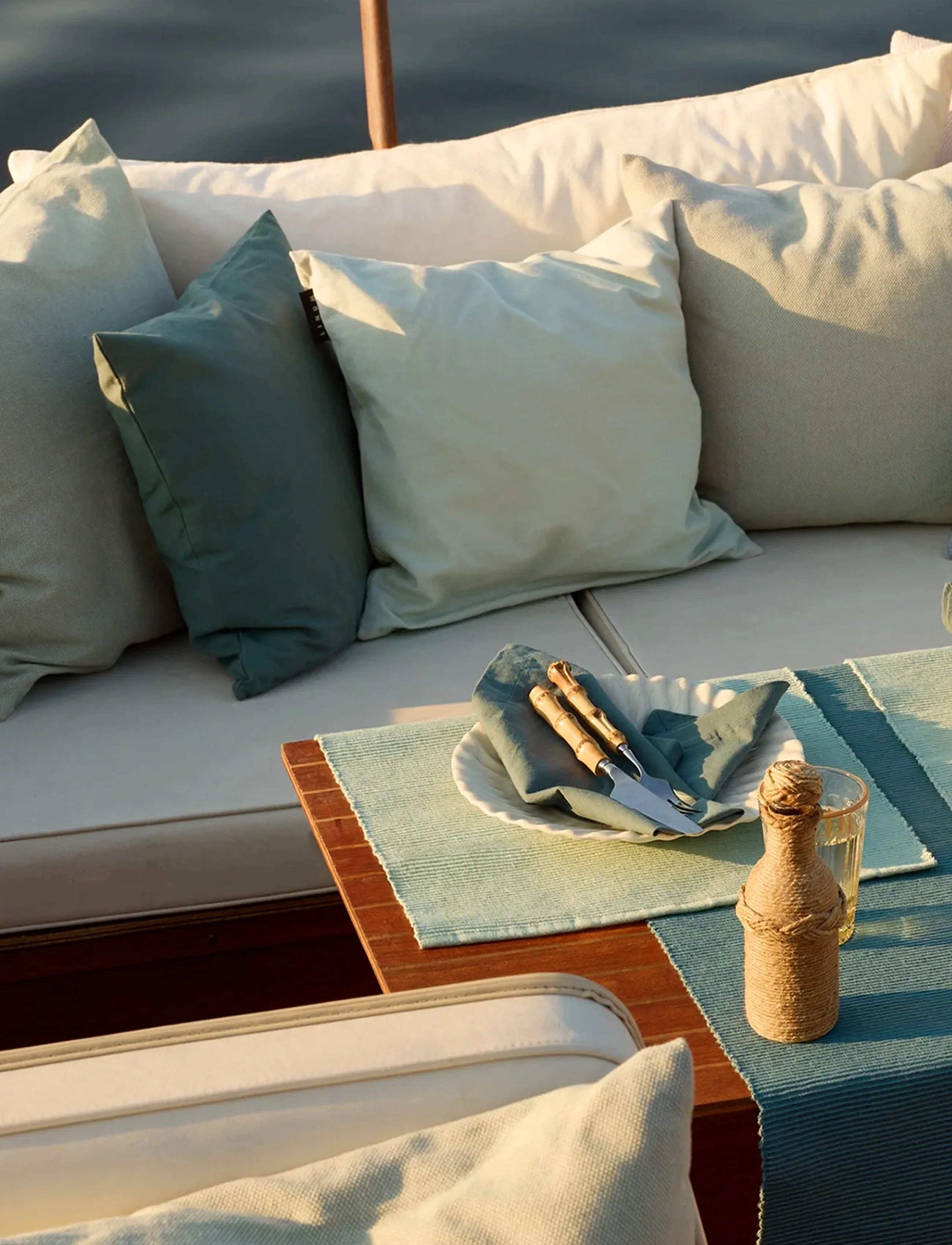 LINUM - ANNABELL Cushion cover - kissenbezüge - camel brown - 2
