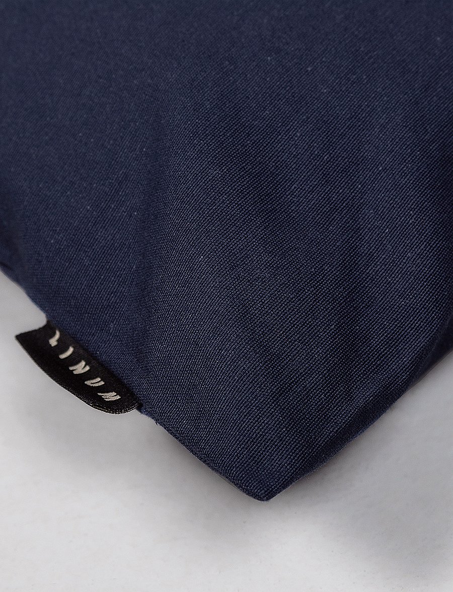 LINUM - ANNABELL CUSHION COVER - padjakatted - dark navy blue - 0