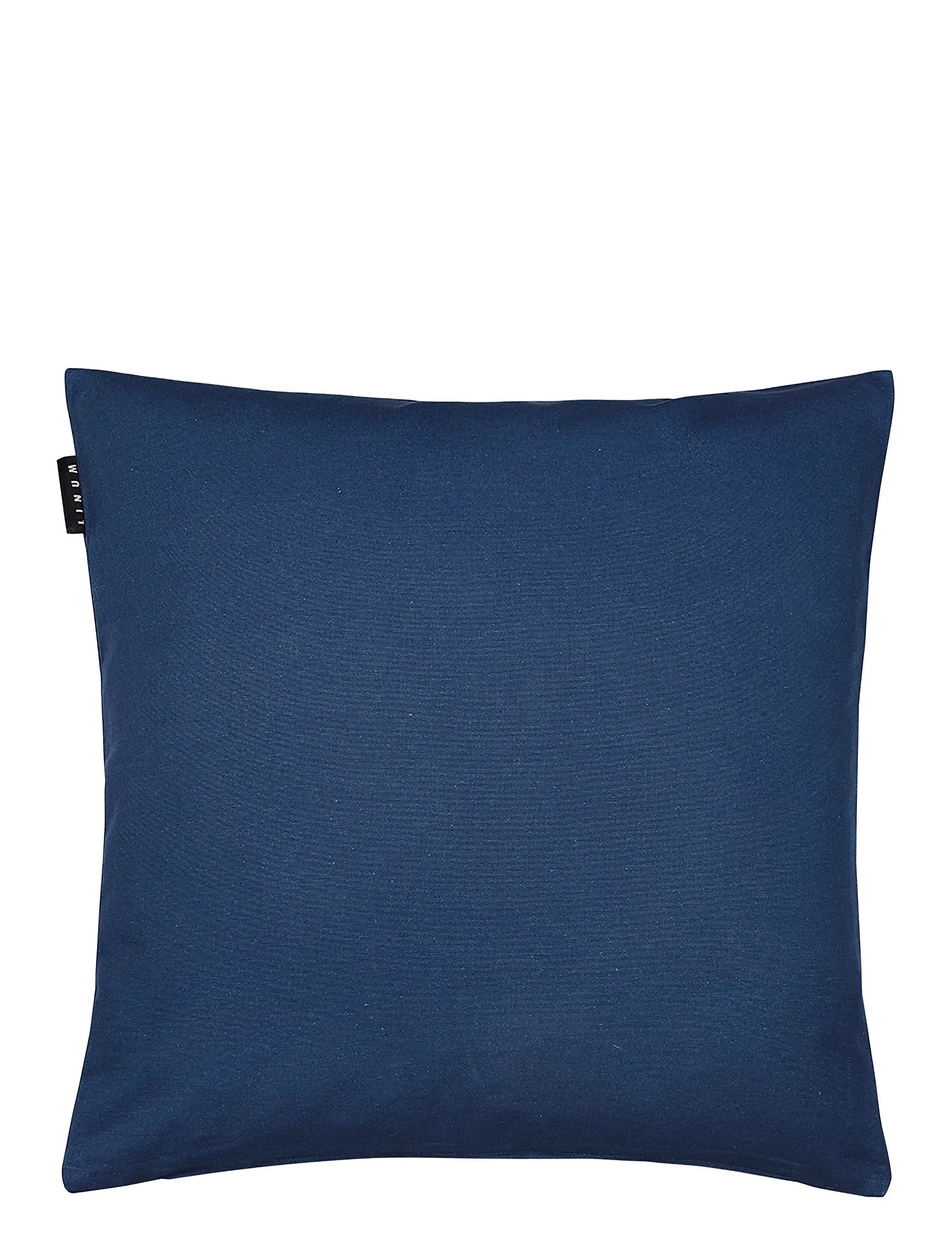 LINUM Annabell Cushion Cover Navy - 40X40CM - Unisex