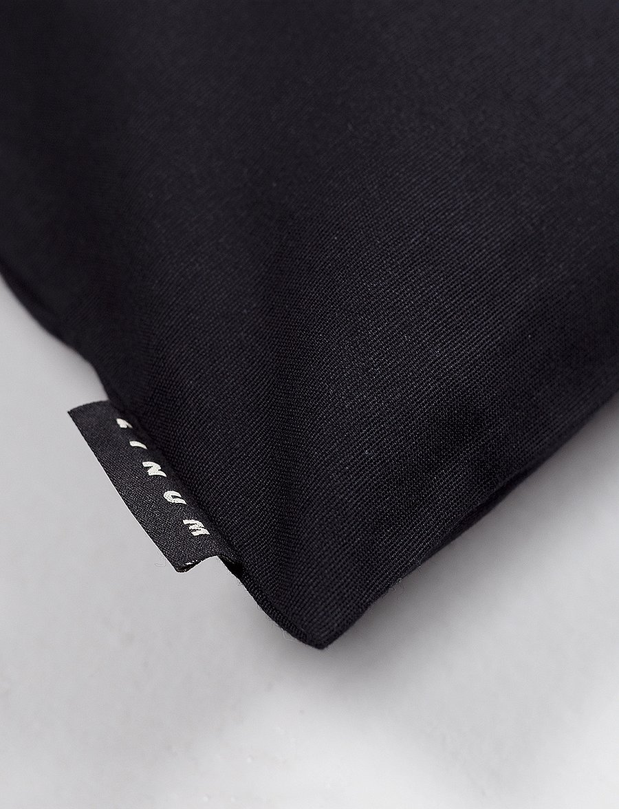 LINUM - ANNABELL CUSHION COVER - kissenbezüge - black - 0