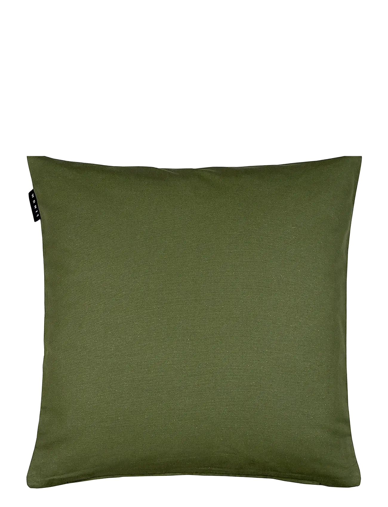 LINUM ANNABELL CUSHION COVER - Tekstiler - DARK OLIVE GREEN / khaki/green