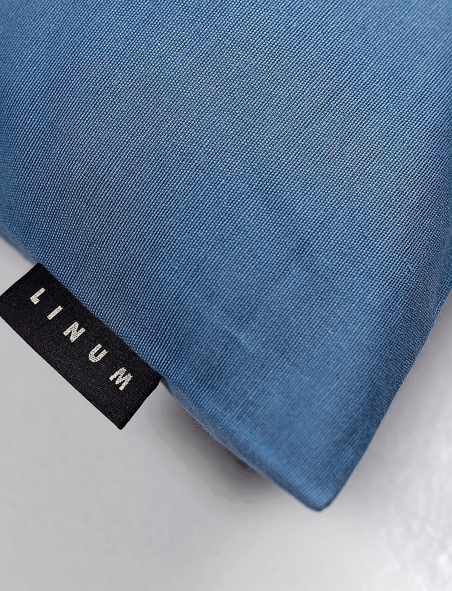 LINUM - ANNABELL CUSHION COVER - kissenbezüge - deep sea blue - 0