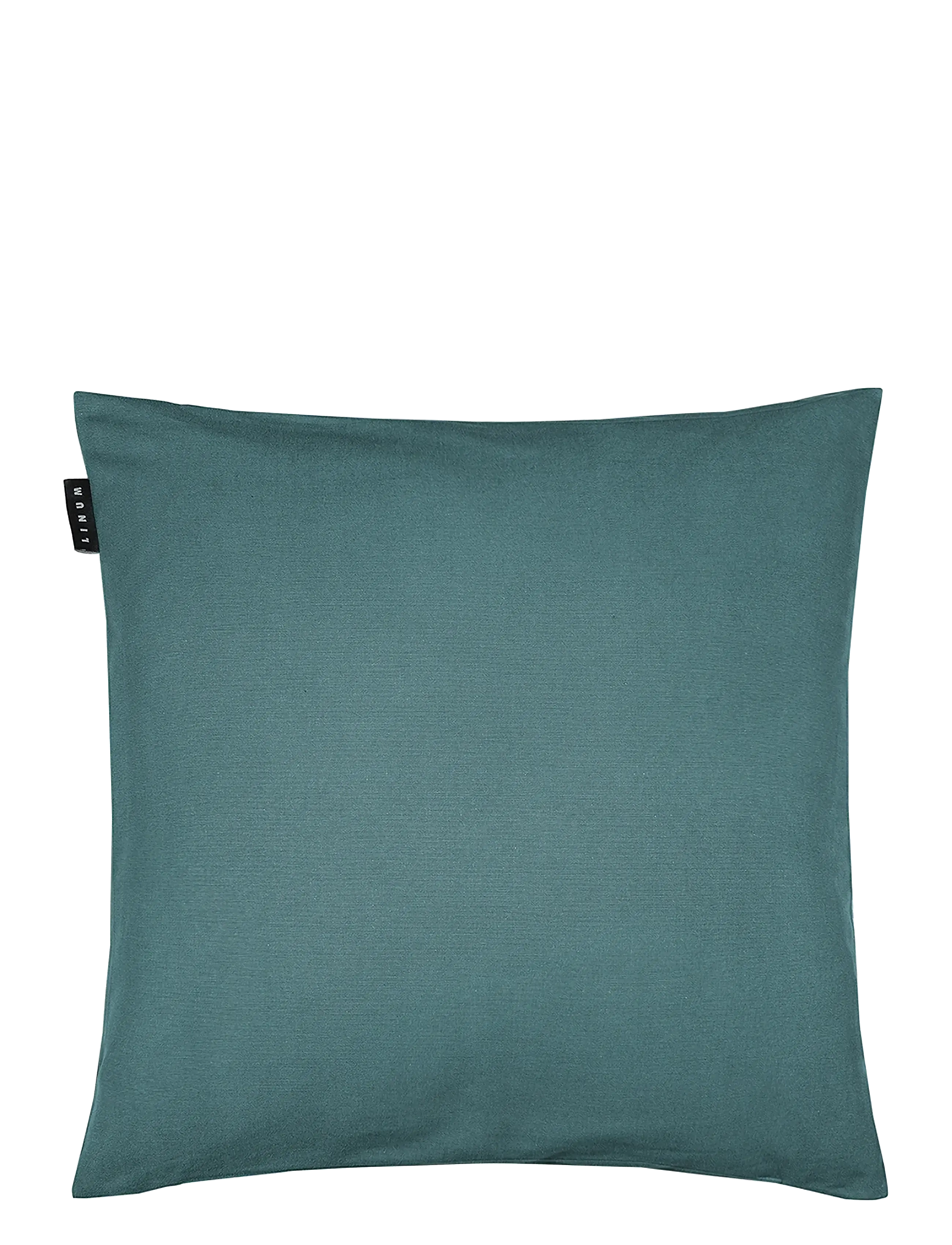 LINUM ANNABELL CUSHION COVER - Linum - DARK GREY TURQUOISE / green