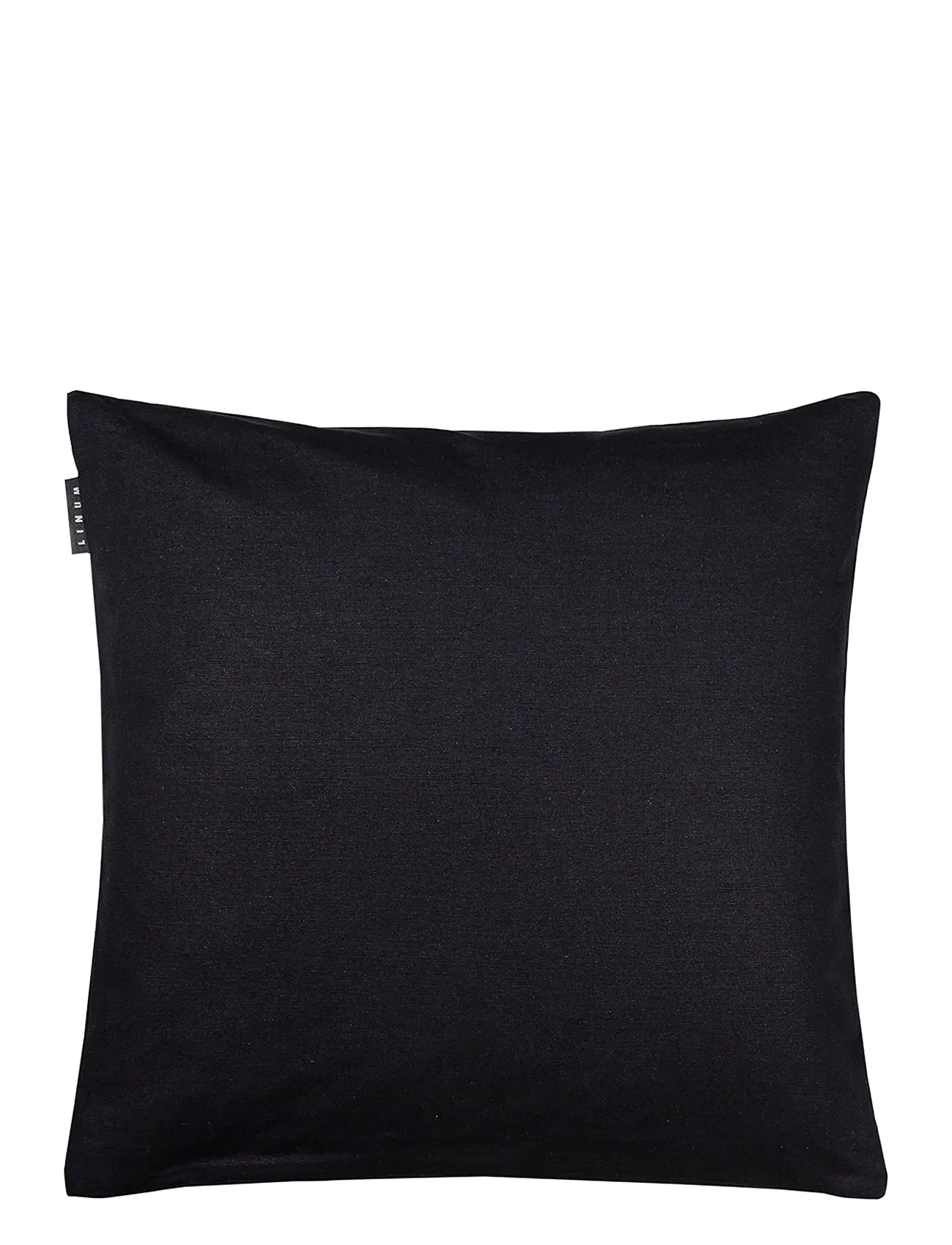 LINUM ANNABELL CUSHION COVER - Tekstiler - BLACK / black