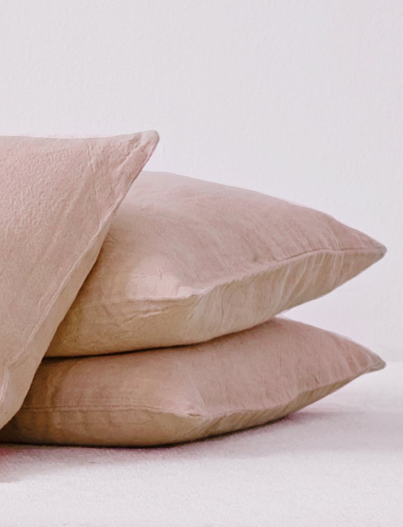 LINUM - HEDVIG CUSHION COVER - osta hinna alusel - dusty pink - 2