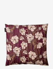 JAZZ CUSHION COVER - BURGUNDY RED