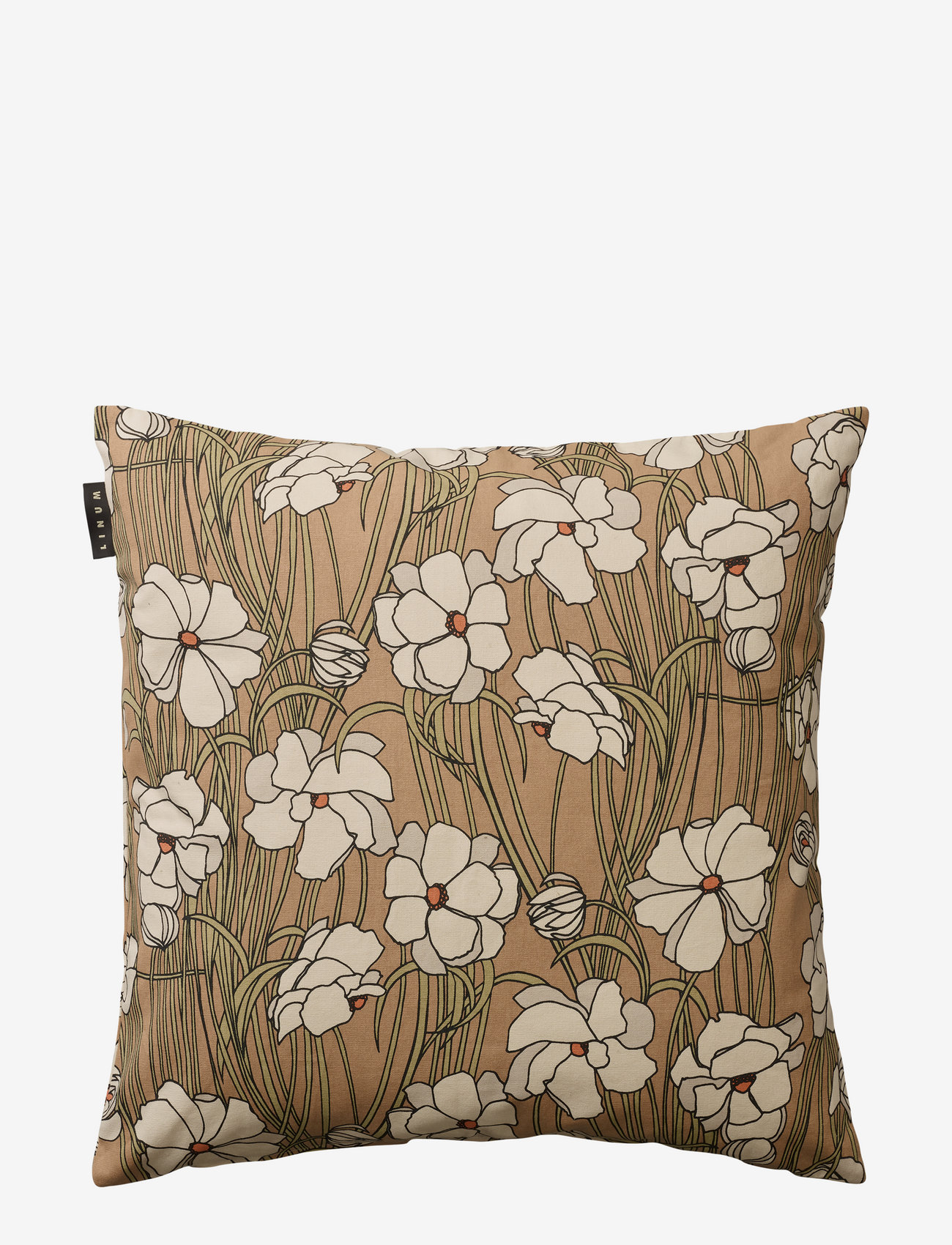 LINUM - JAZZ CUSHION COVER - køb efter pris - camel brown - 0