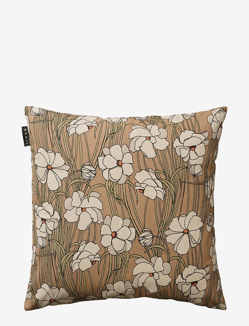 LINUM - JAZZ CUSHION COVER - køb efter pris - camel brown - 0
