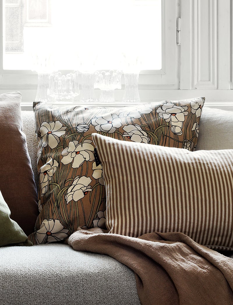 LINUM - JAZZ CUSHION COVER - køb efter pris - camel brown - 1