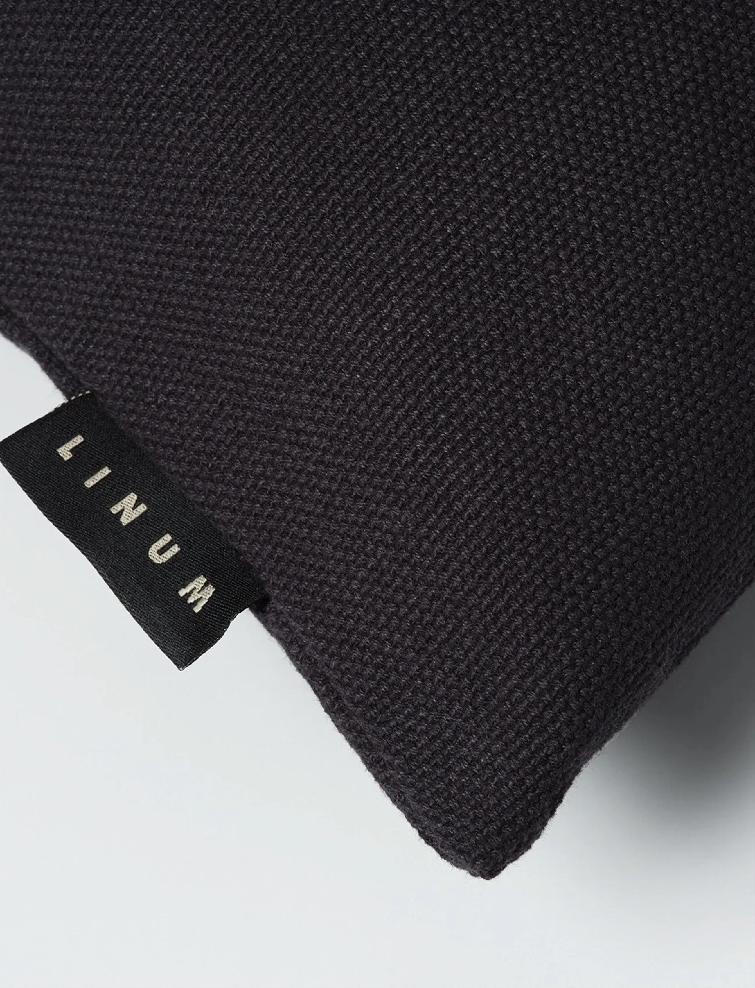 LINUM - PEPPER CUSHION COVER - laveste priser - black - 1