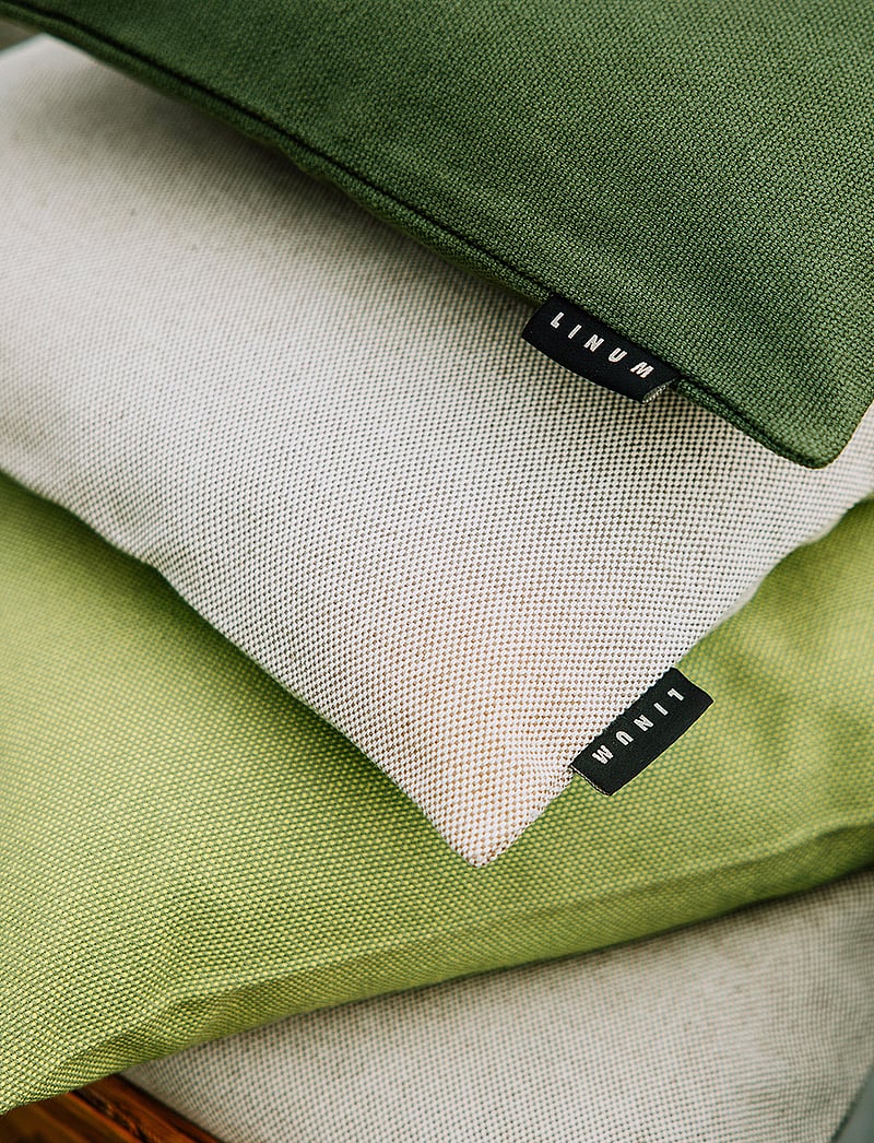 LINUM - PEPPER Cushion cover - nach preis einkaufen - light ice green - 3