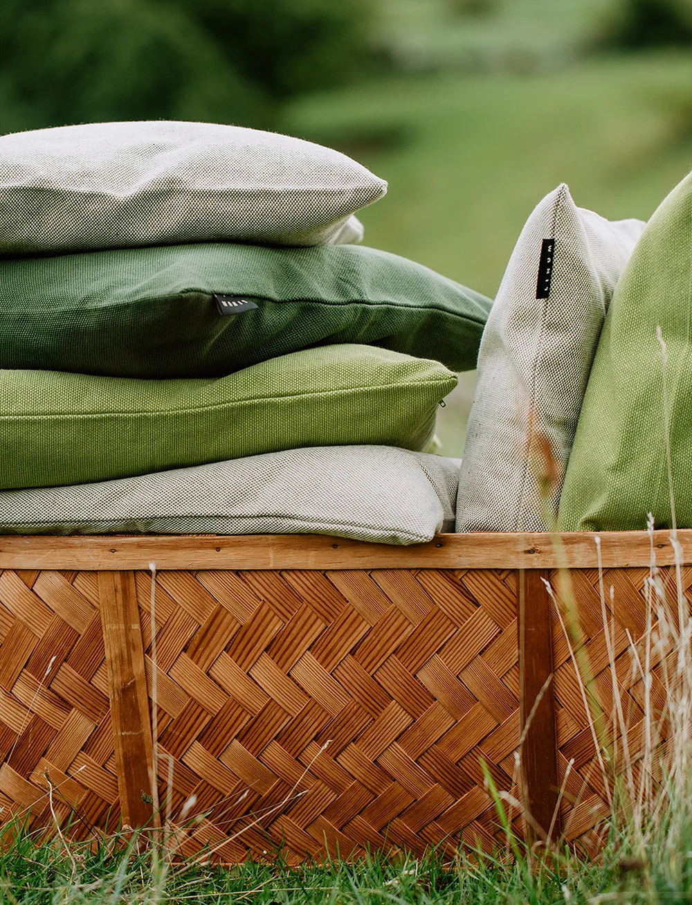 LINUM - PEPPER CUSHION COVER - sorteren op prijs - dark mole brown - 2
