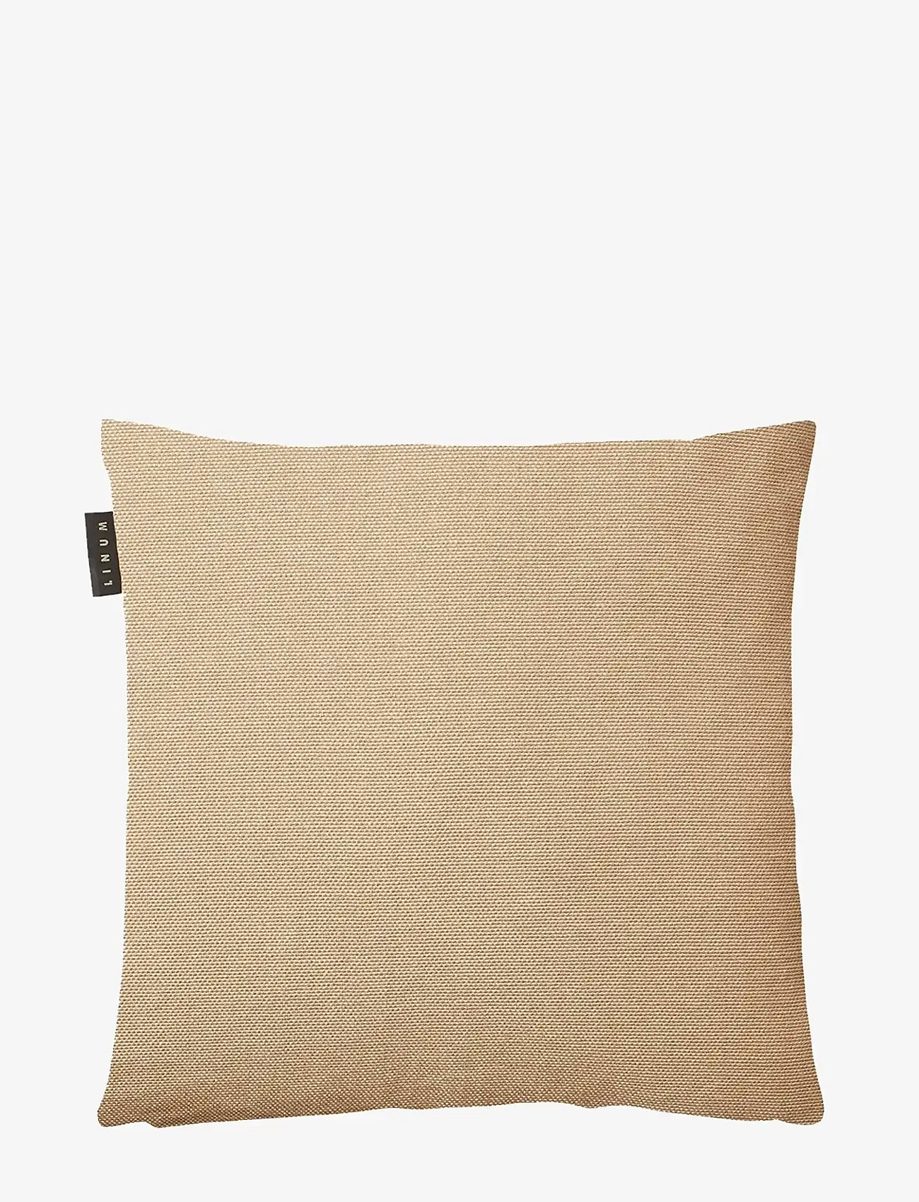 LINUM - PEPPER Cushion cover - kussenovertrekken - camel brown - 0