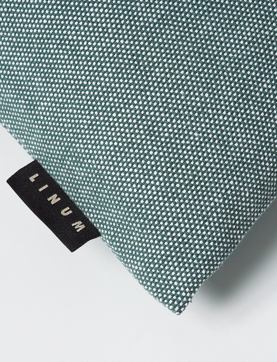 LINUM - PEPPER CUSHION COVER - osta hinna alusel - dark grey turquoise - 0