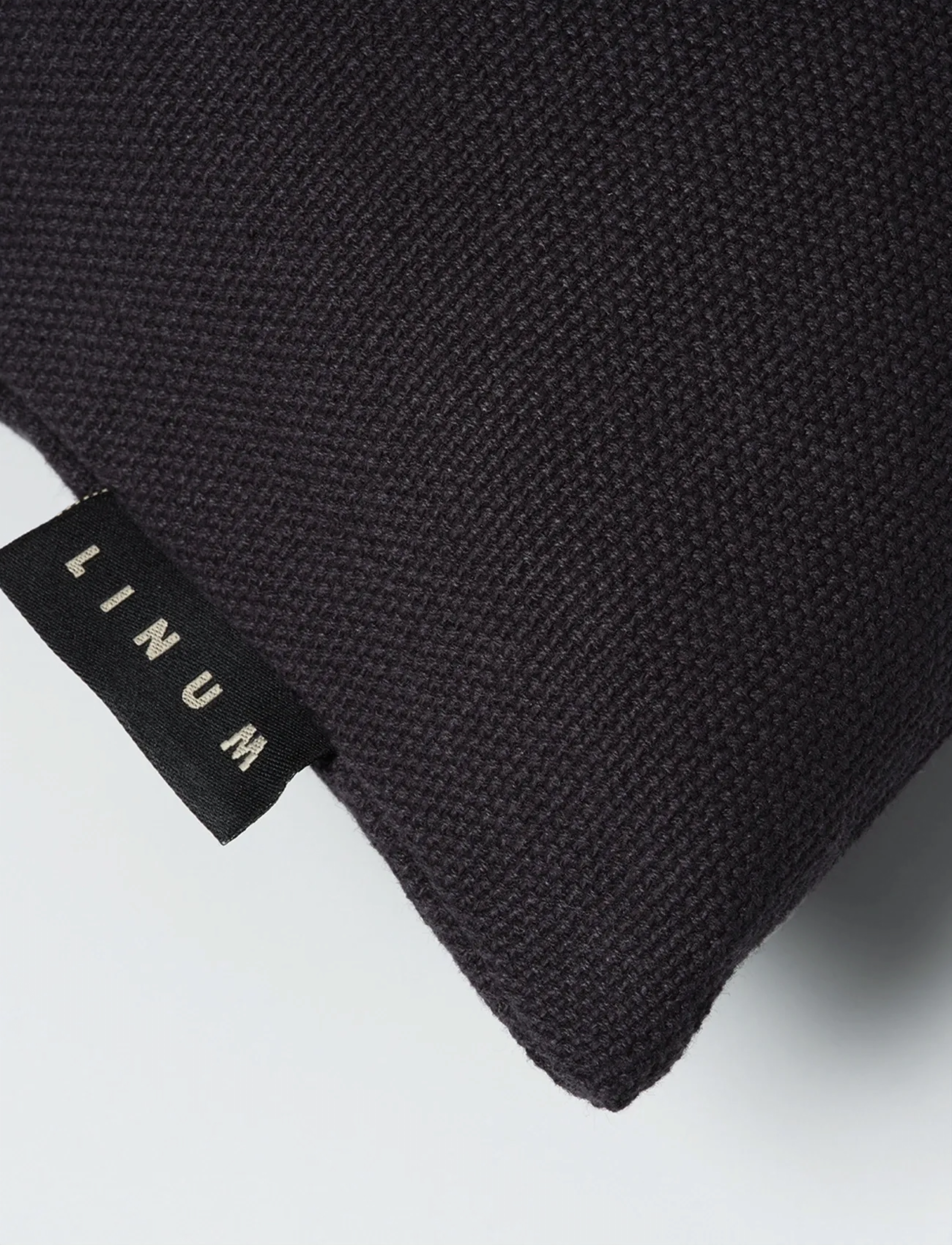 LINUM - PEPPER CUSHION COVER - laveste priser - black - 1