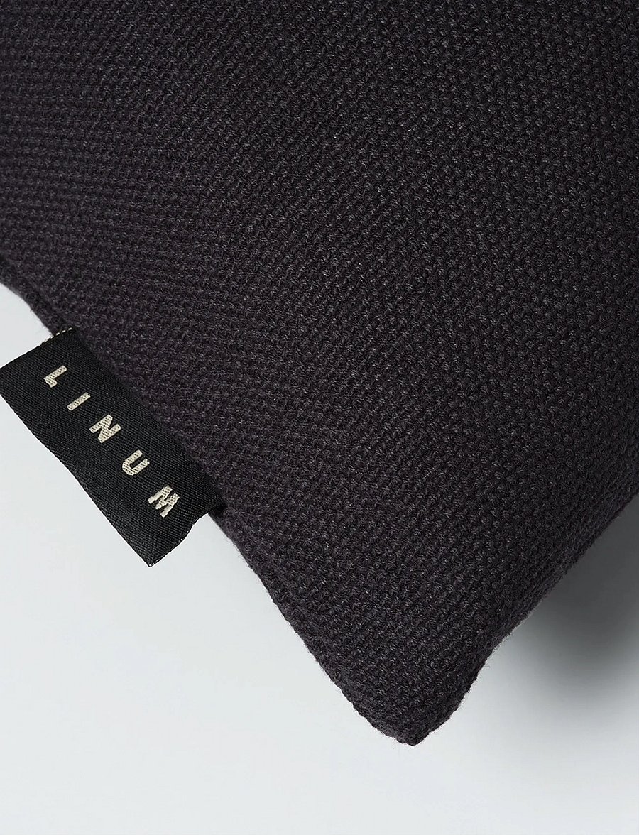 LINUM - PEPPER CUSHION COVER - nach preis einkaufen - black - 1