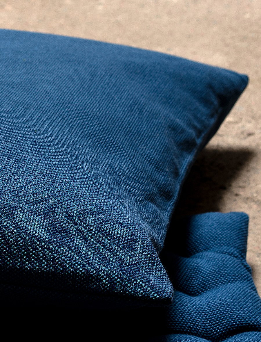 LINUM - PEPPER CUSHION COVER - osta hinna alusel - indigo blue - 0