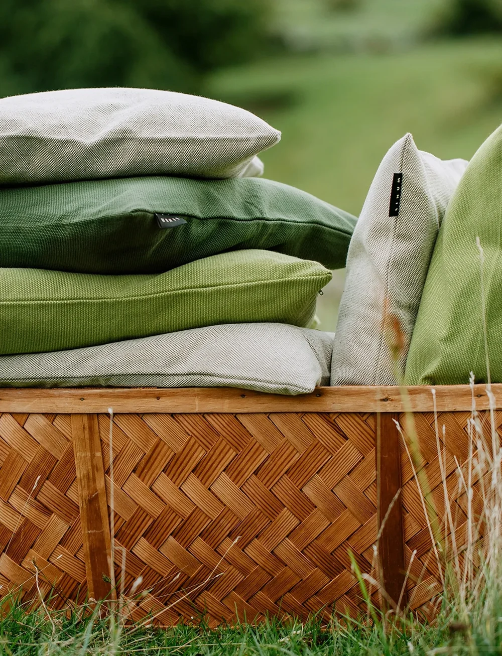 LINUM - PEPPER Cushion cover - köp efter pris - camel brown - 1