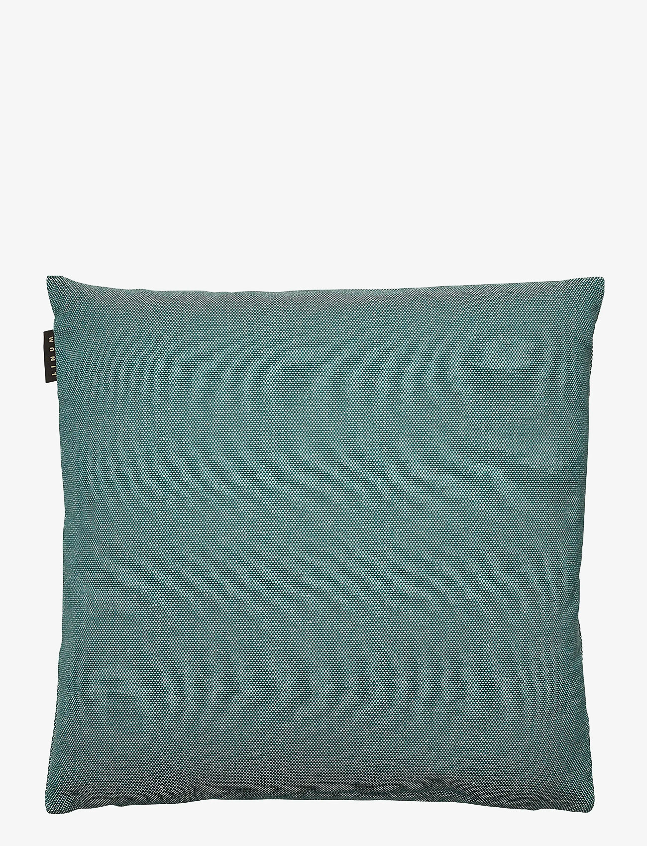 LINUM - PEPPER CUSHION COVER - køb efter pris - dark grey turquoise - 0