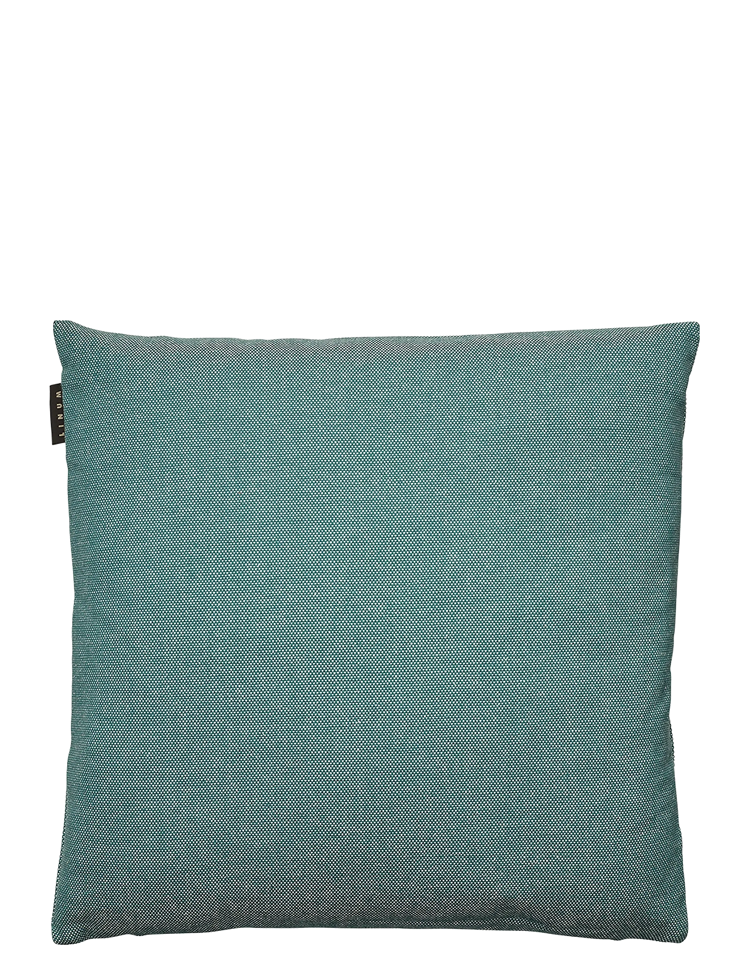 LINUM PEPPER CUSHION COVER - Linum - DARK GREY TURQUOISE / green