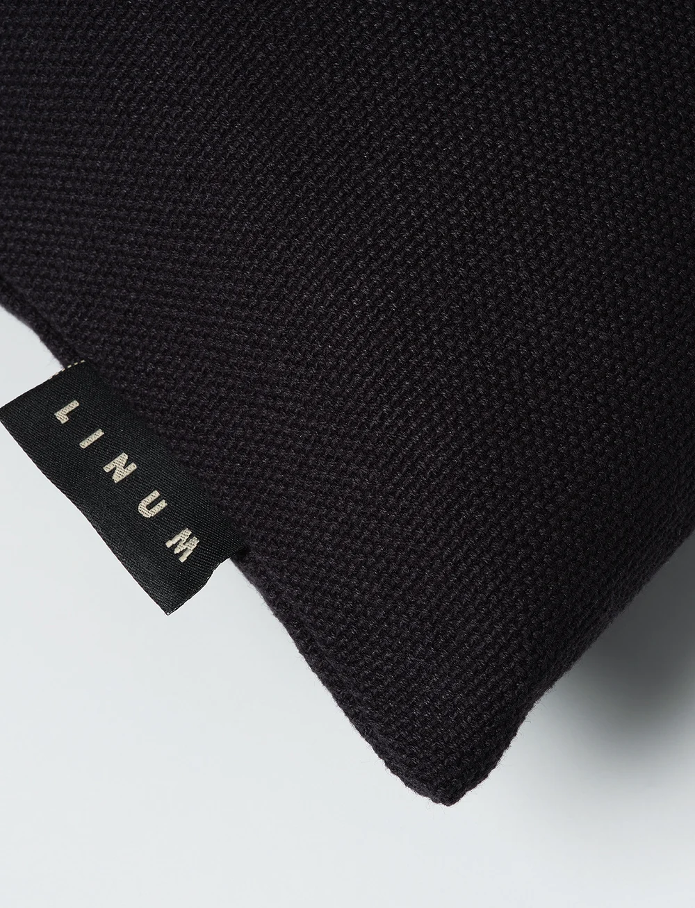 LINUM - PEPPER CUSHION COVER - nach preis einkaufen - true black - 1