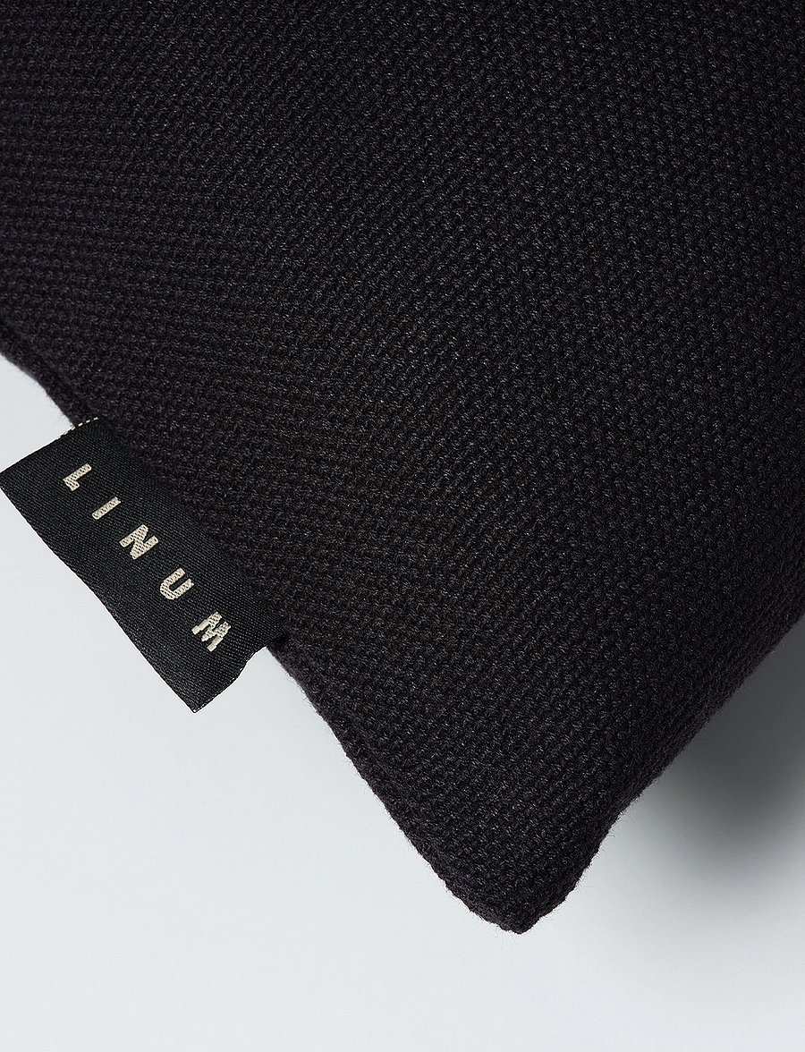 LINUM - PEPPER CUSHION COVER - nach preis einkaufen - true black - 1