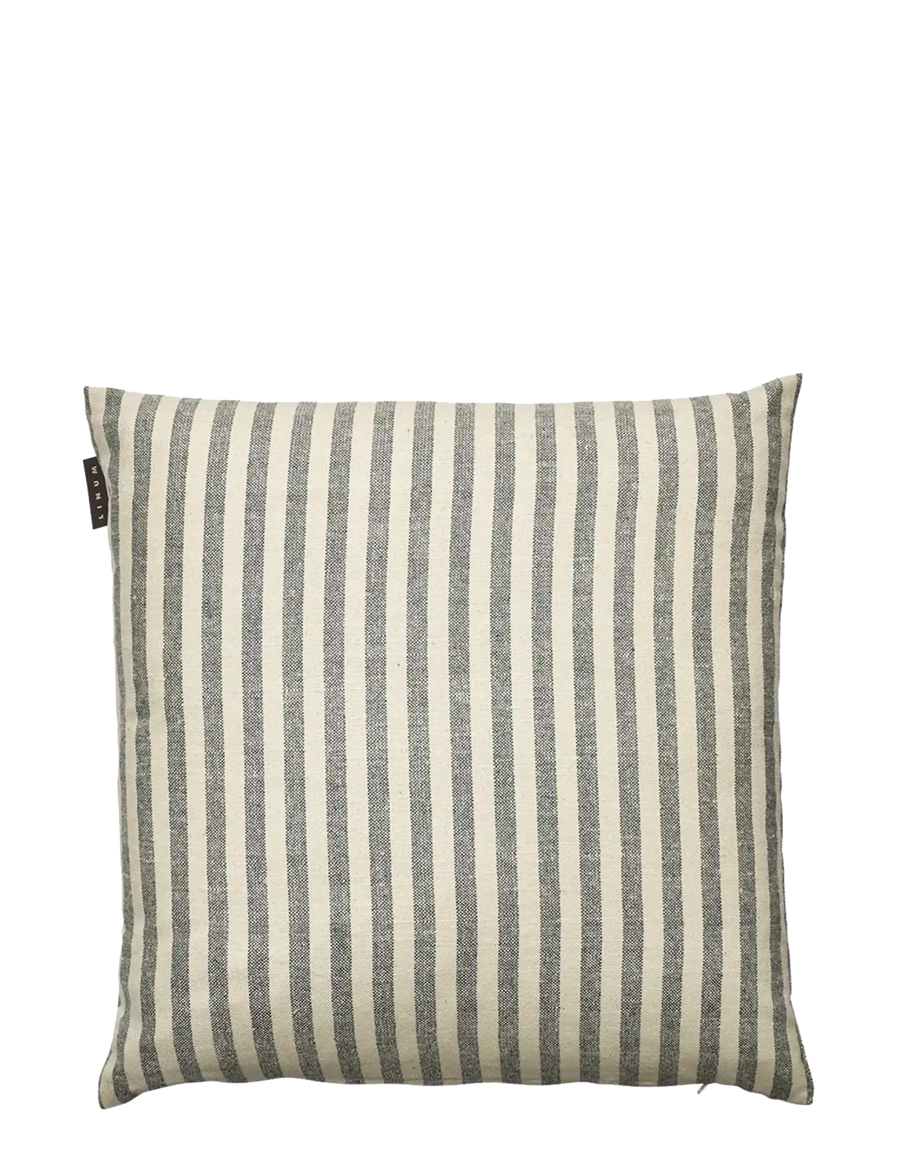 LINUM PIRLO CUSHION COVER 50X50 CM - Tekstiler - DARK CHARCOAL GREY / grey