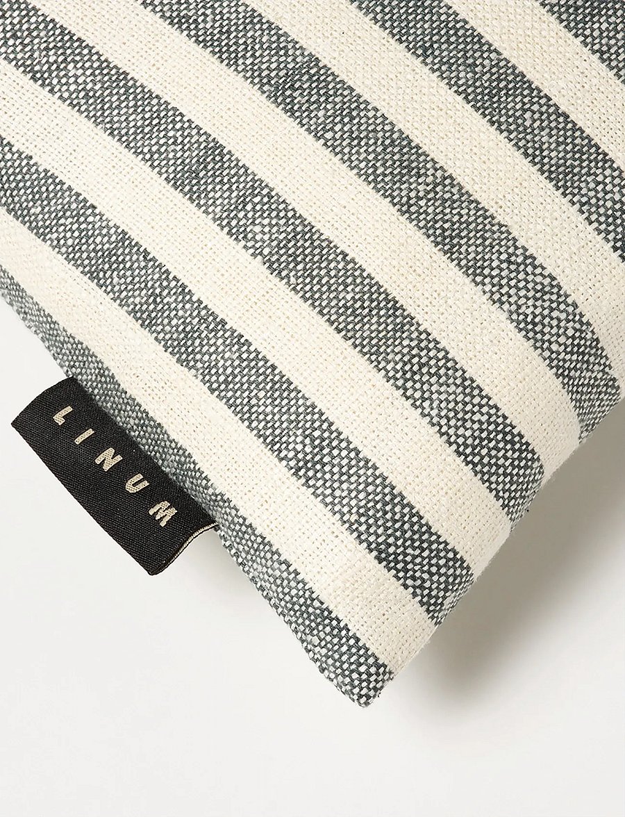 LINUM - PIRLO CUSHION COVER 50X50 CM - kissenbezüge - dark charcoal grey - 2