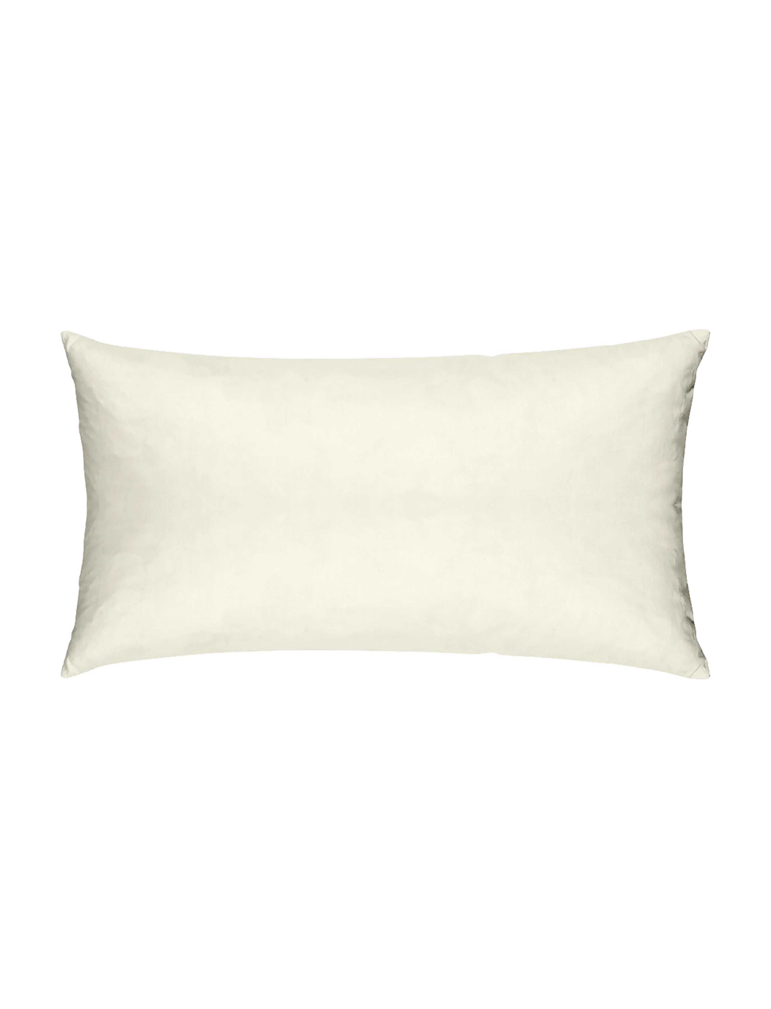 LINUM FEATHER CUSHION 1200 G 50x90cm - Julegave - WHITE / white
