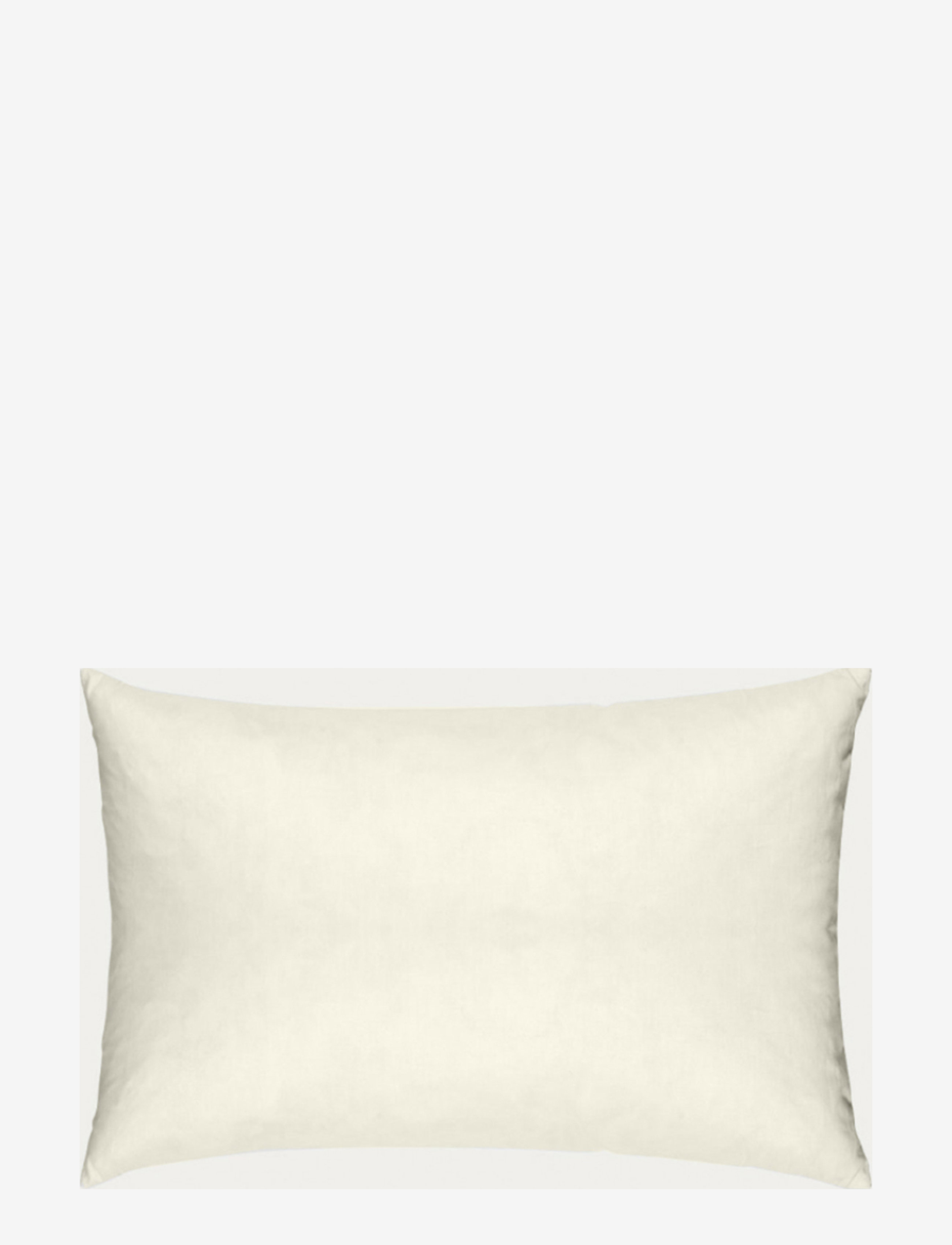 LINUM FEATHER CUSHION LINUM 35x50cm - Inderpuder - WHITE / white