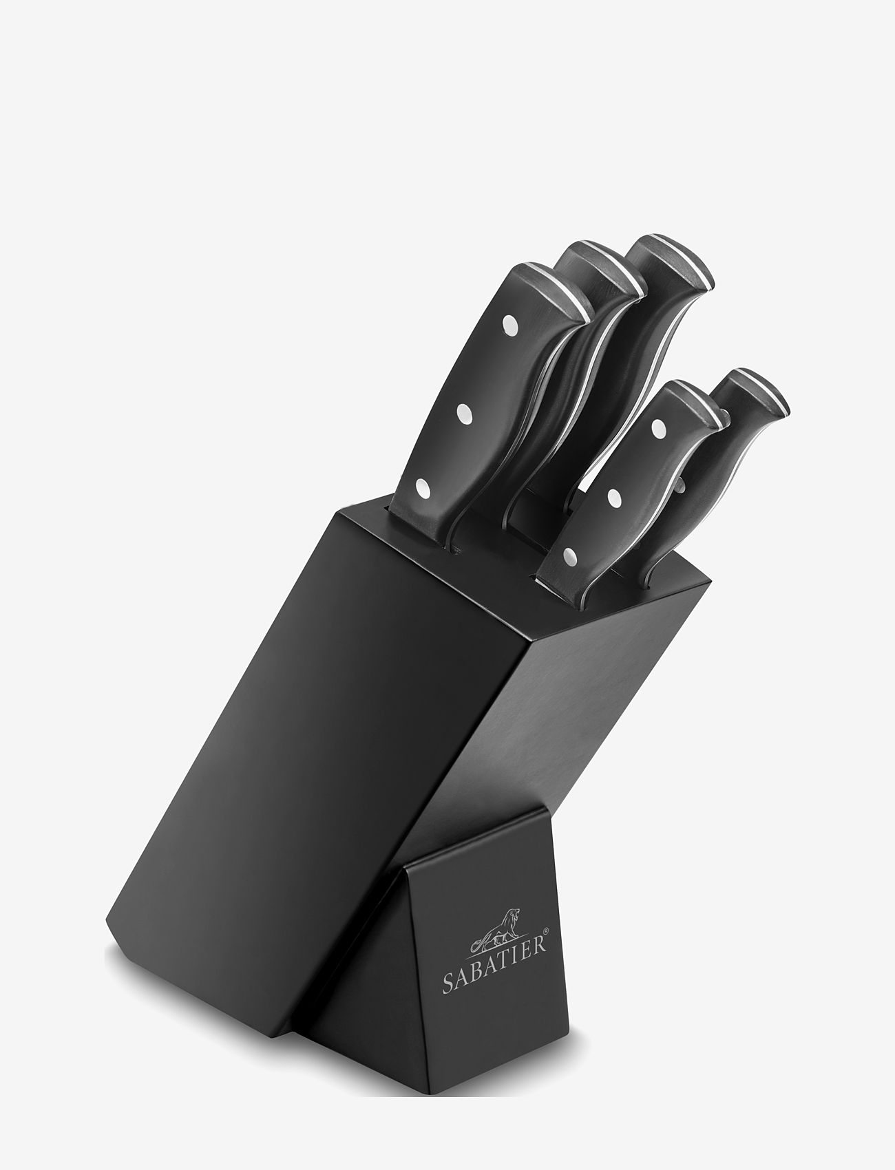 Lion Sabatier - Knife block incl. knives Mon Bloc 6-pack - nach preis einkaufen - black - 0