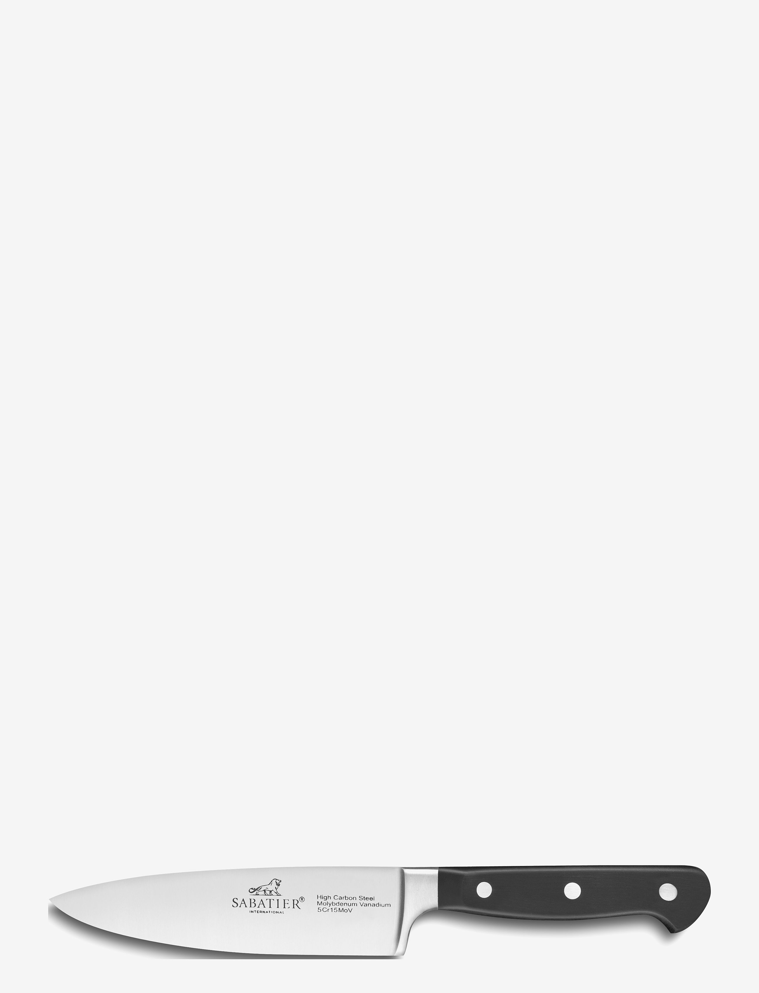 Lion Sabatier - Chef knife Pluton 15cm - köögiviljanoad - steel/black - 1