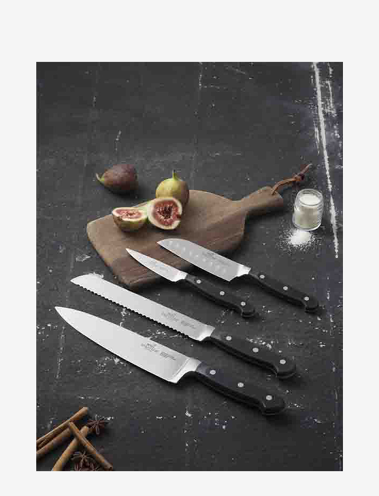 Lion Sabatier - Knife set Pluton 4-pack - noakomplektid - steel/black - 1