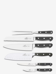 Knife set Pluton 6-pack - STEEL/BLACK