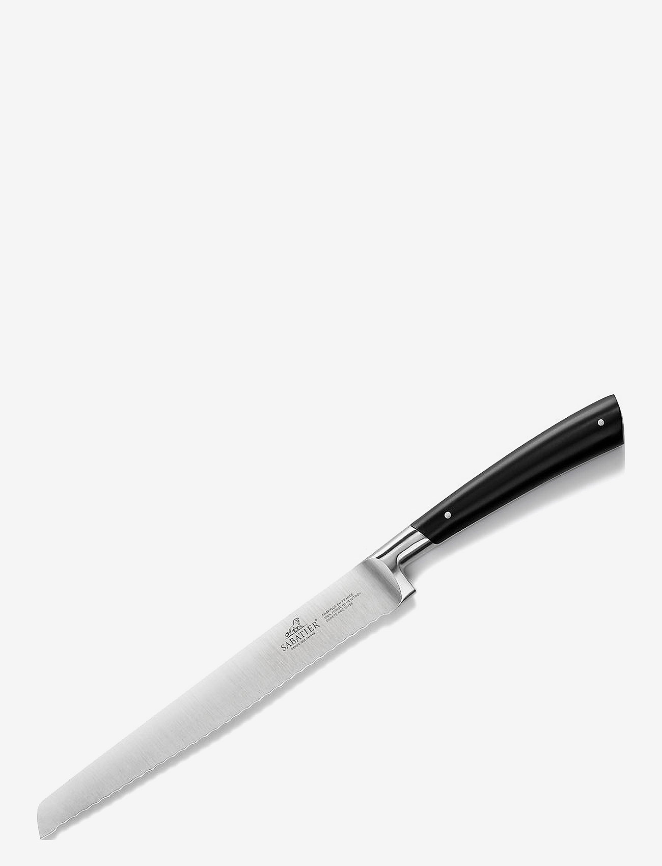 Lion Sabatier - Bread knife Edonist 20cm - leipäveitset - steel/black - 0