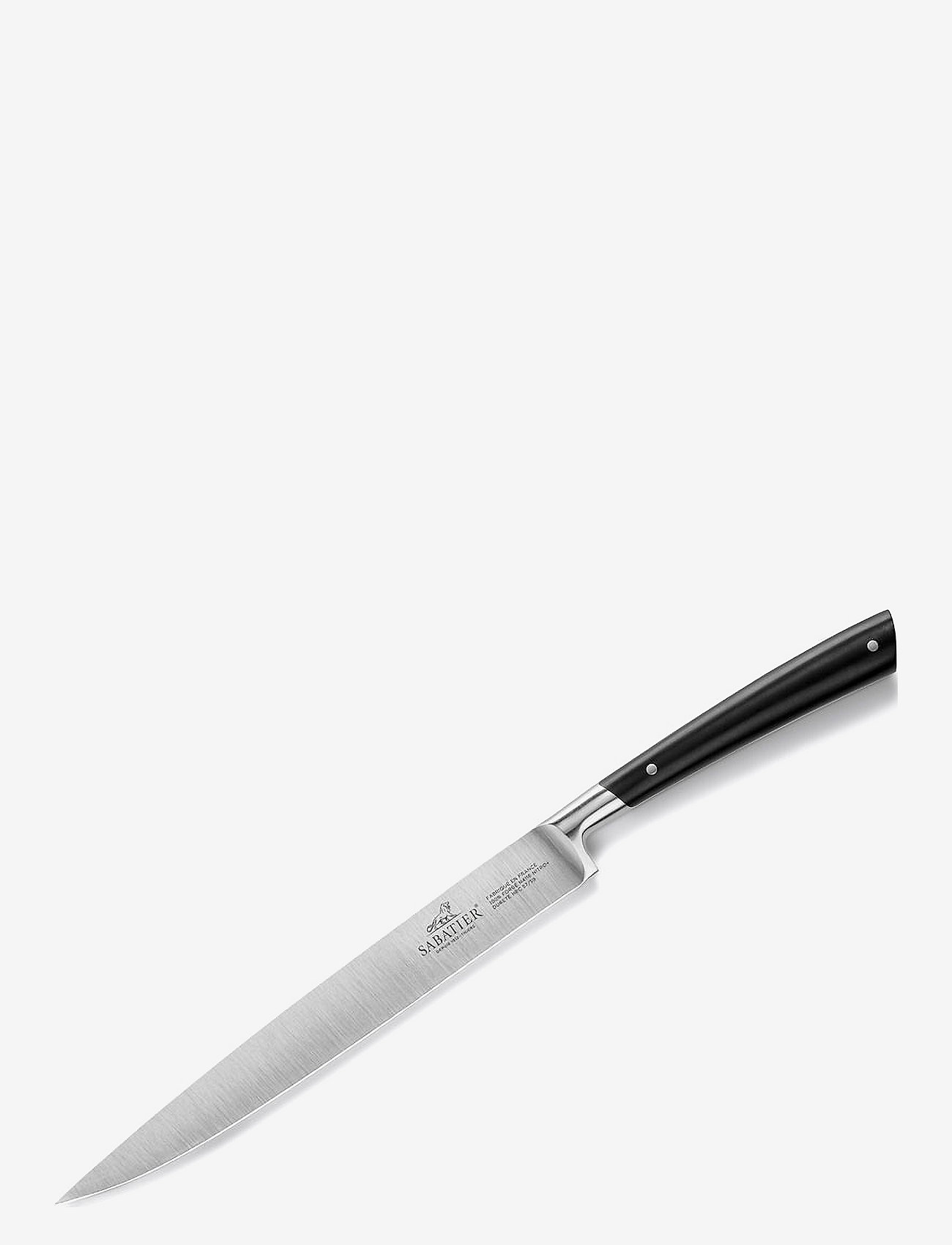 Lion Sabatier - Fillet knife Edonist 18cm - iškaulinimo peiliai - steel/black - 0