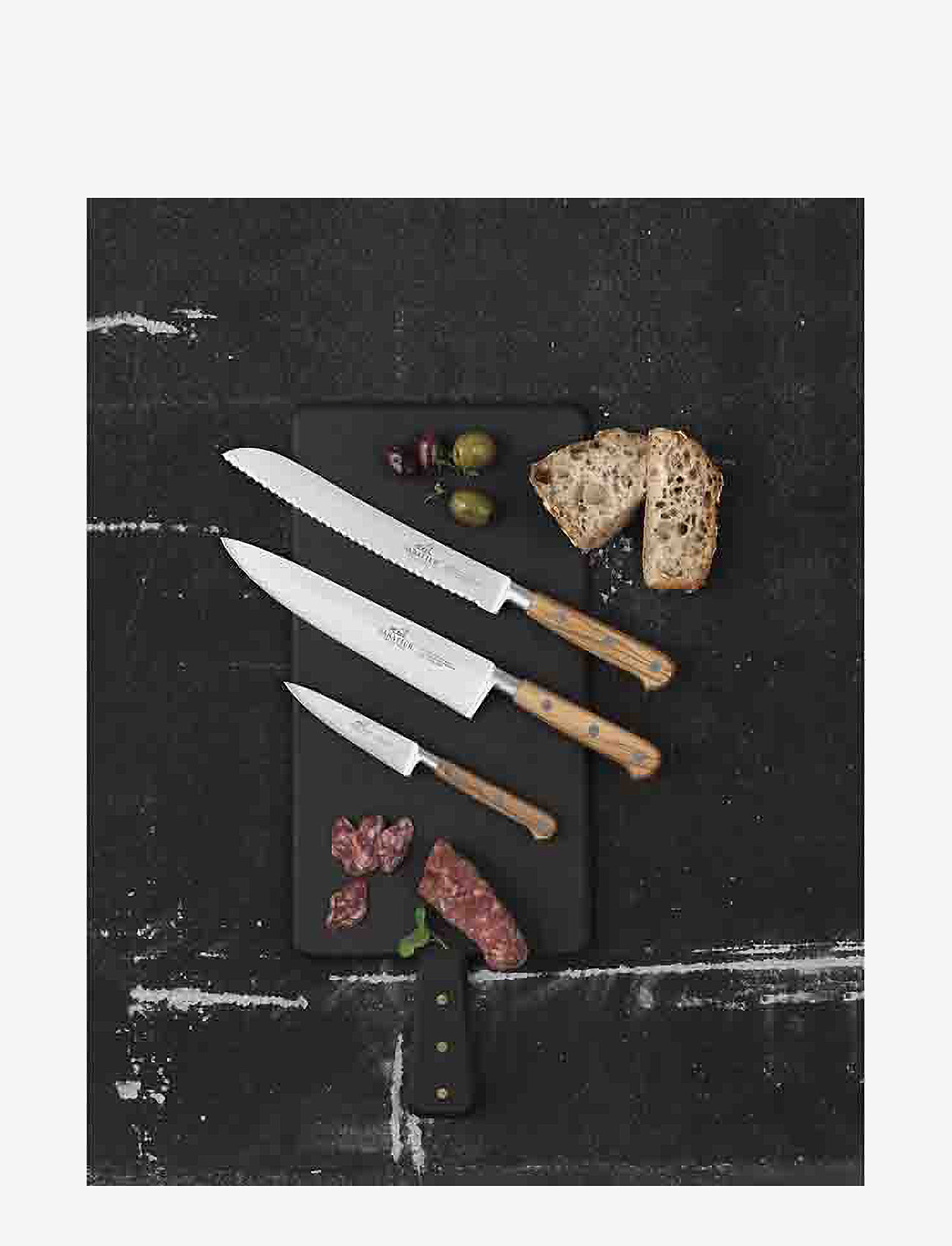Lion Sabatier - Herb knife Ideal Provence 10cm - grønnsakskniver - steel/wood - 1
