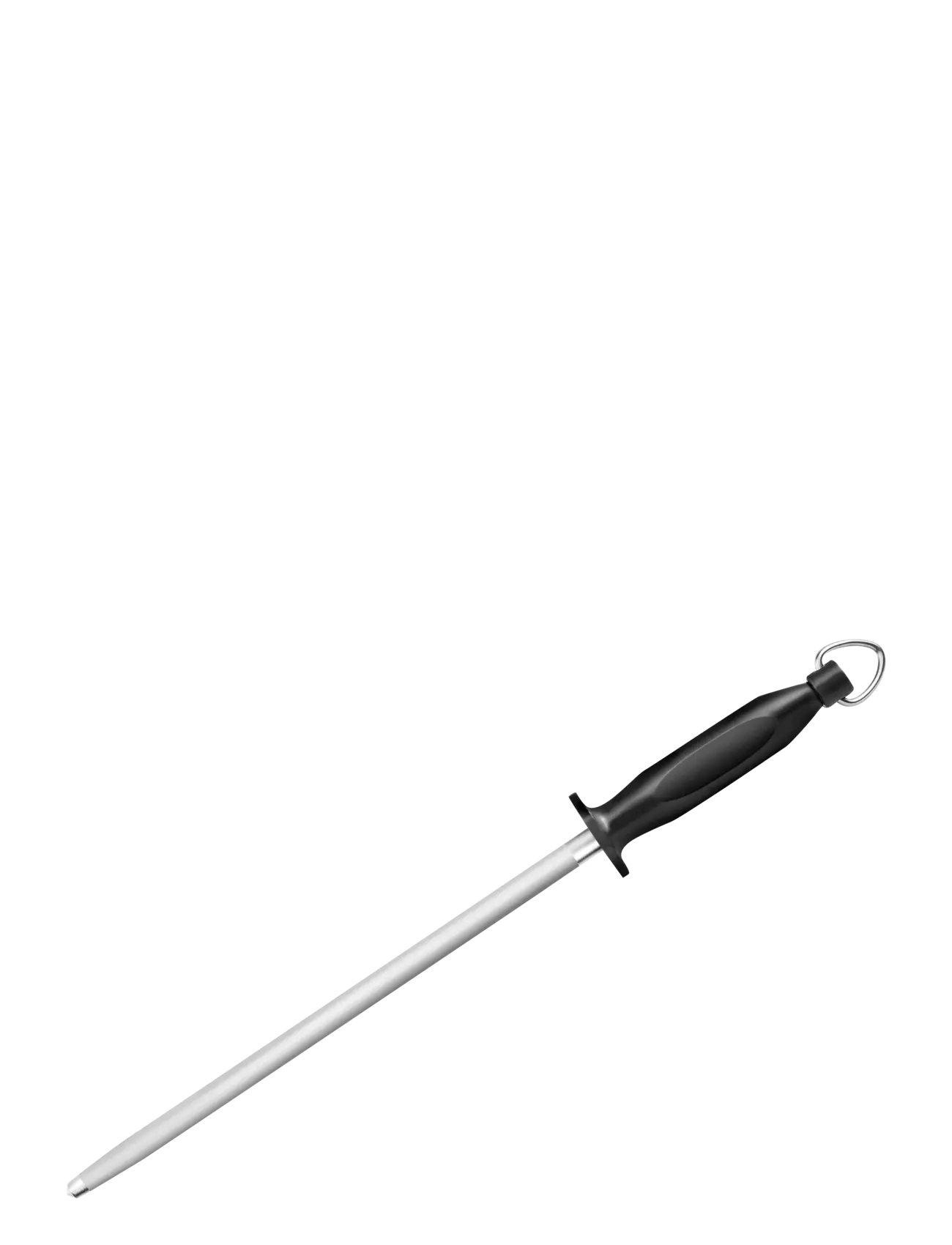 Lion Sabatier Whetstone Rund 30 Cm Stål/Sort, L:30, Knives & Accessories, Silber - Knife Sharpeners Honing Steels, Homeware
