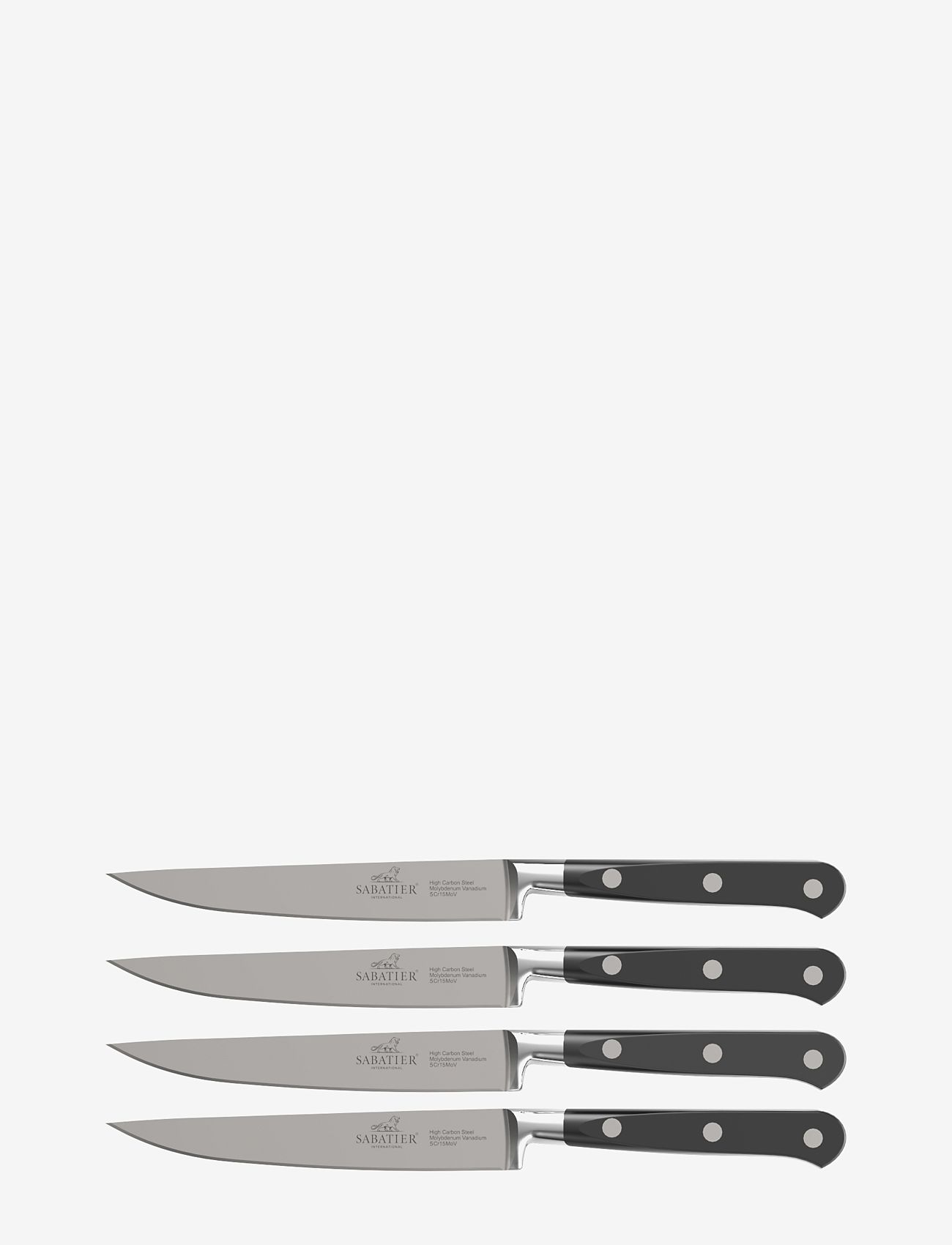 Lion Sabatier - steak knife fully forged Licorne - steakmessen - steel/black - 1