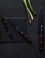 Lion Sabatier - Knife set Phenix 3-pack - knivsæt - black/wood - 8