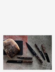 Lion Sabatier - Knife set Phenix 5-pack - peilių rinkiniai - black/wood - 3